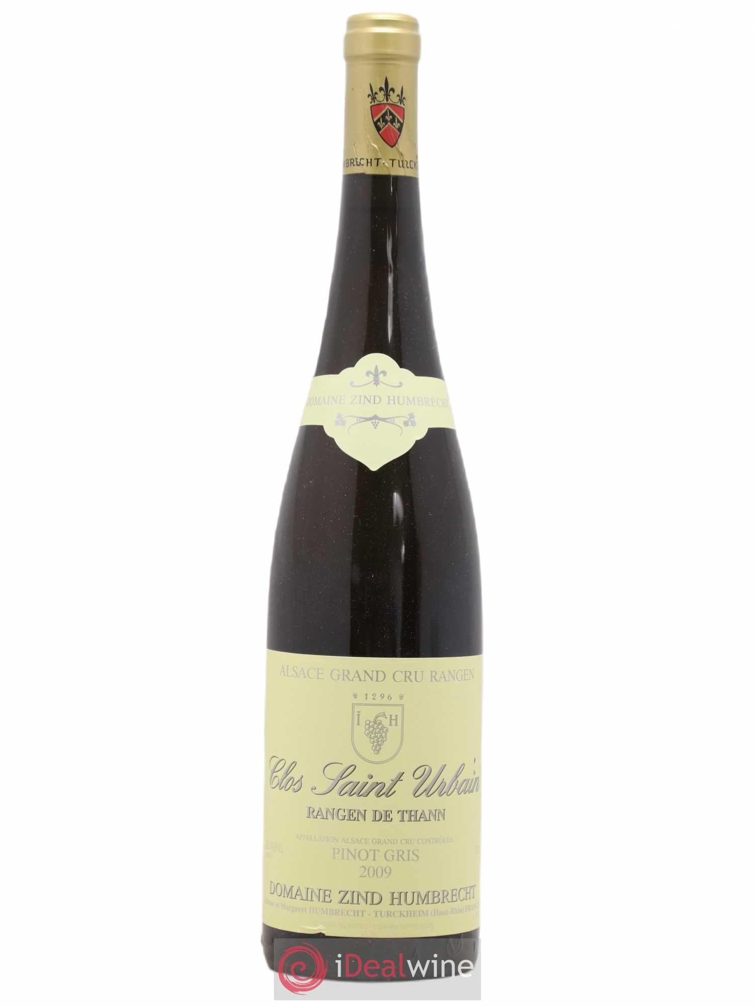 Alsace Pinot Gris Grand Cru Rangen de Thann Clos Saint-Urbain Zind-Humbrecht (Domaine) 2009 - Lot de 1 bouteille - 0