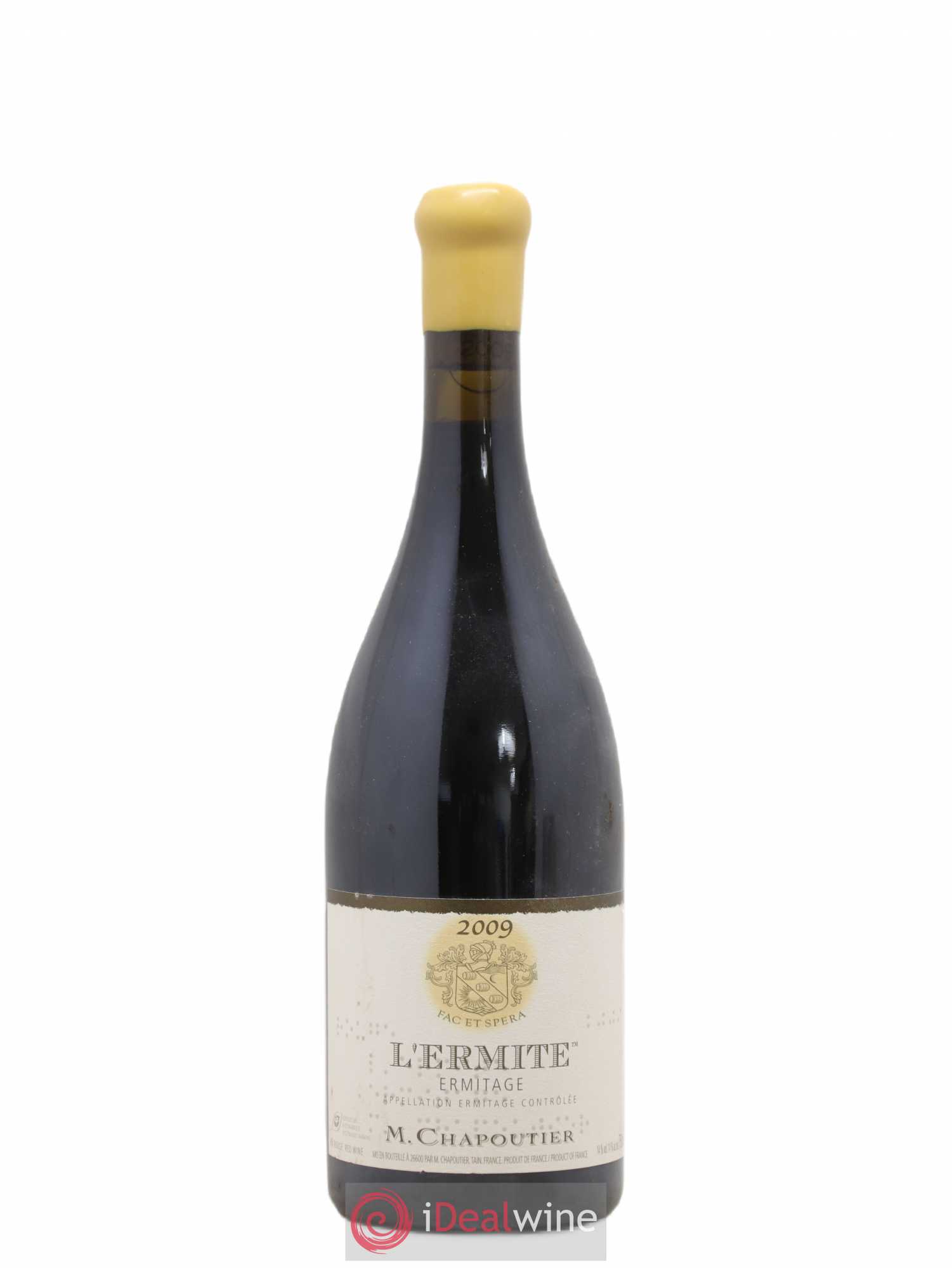 Hermitage Ermitage l'Ermite Chapoutier 2009 - Lot de 1 bouteille - 0