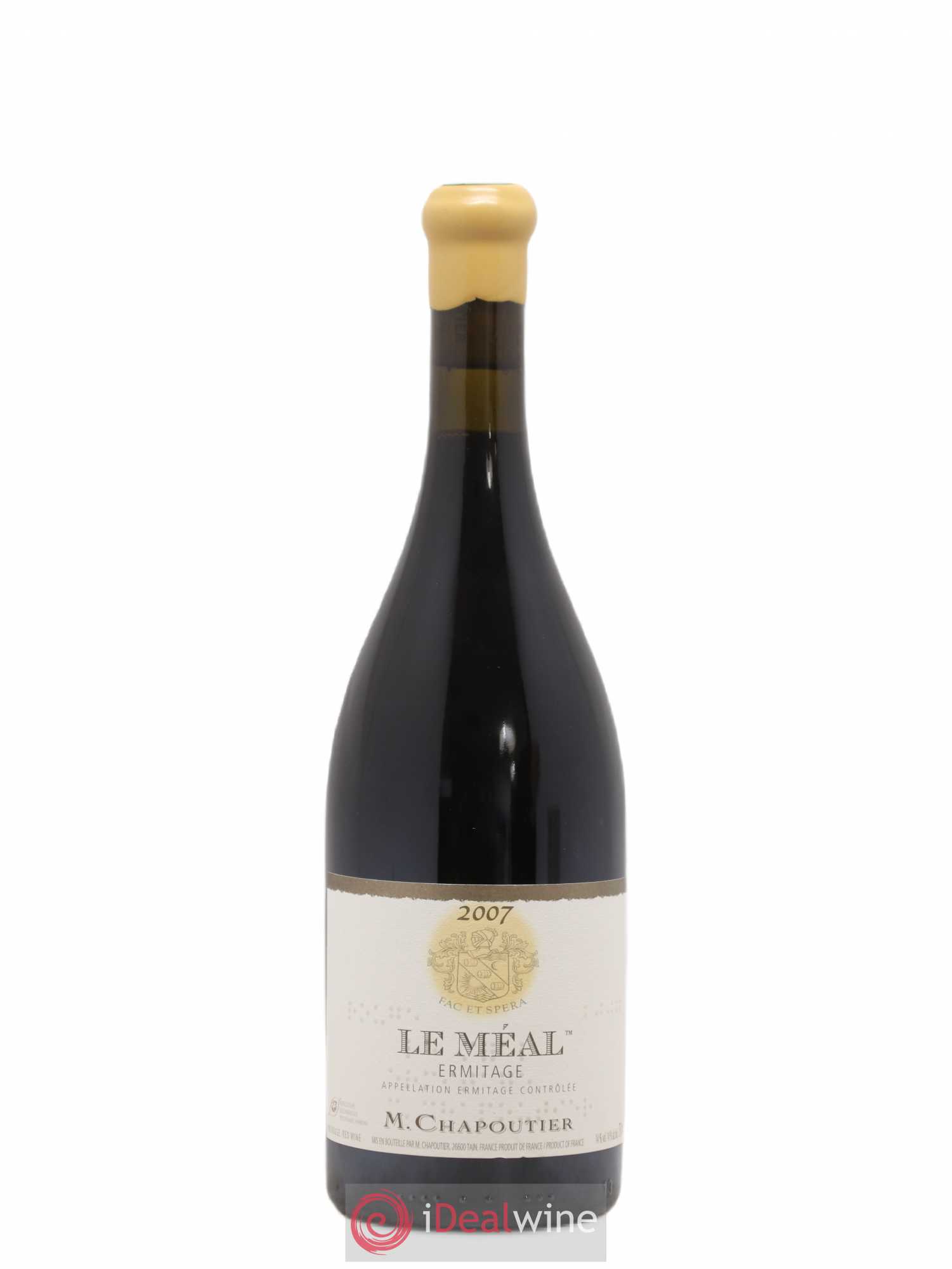 Hermitage Ermitage Le Méal Chapoutier 2007 - Lot de 1 bouteille - 0