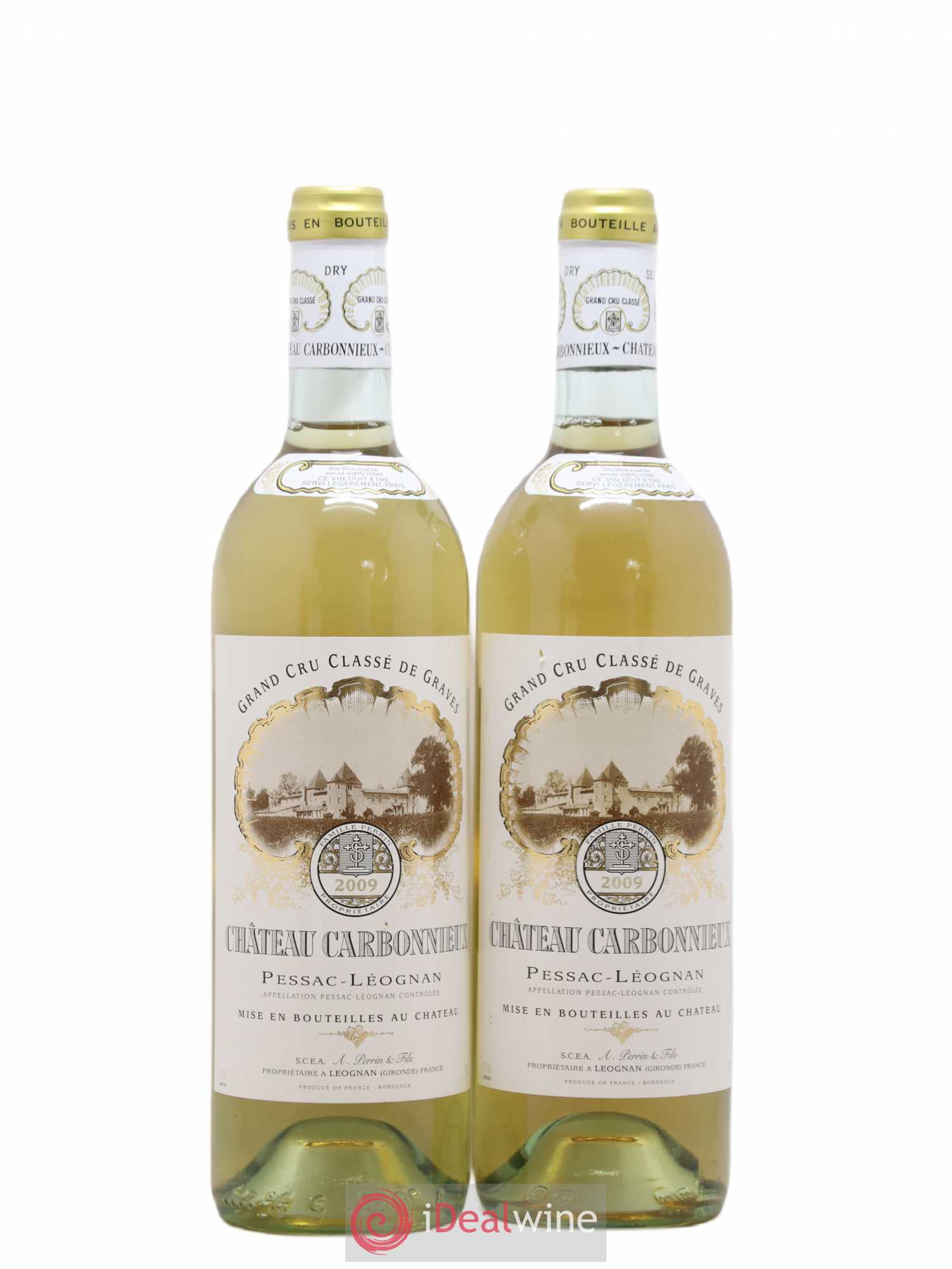 Château Carbonnieux Cru Classé de Graves 2009 - Lot de 2 bouteilles - 0