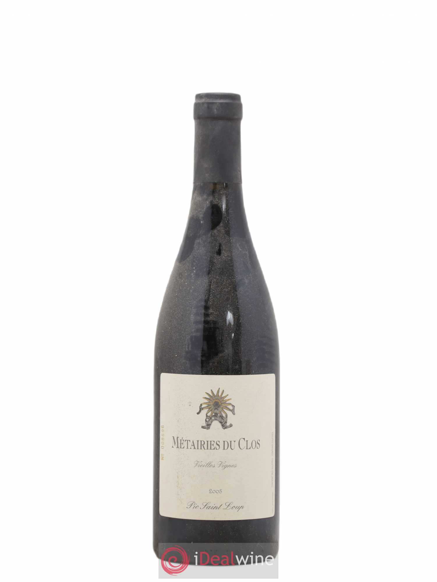 Pic Saint-Loup Les Métairies du Clos Vieilles Vignes Christophe Peyrus et Françoise Julien 2005 - Lot de 1 bouteille - 0