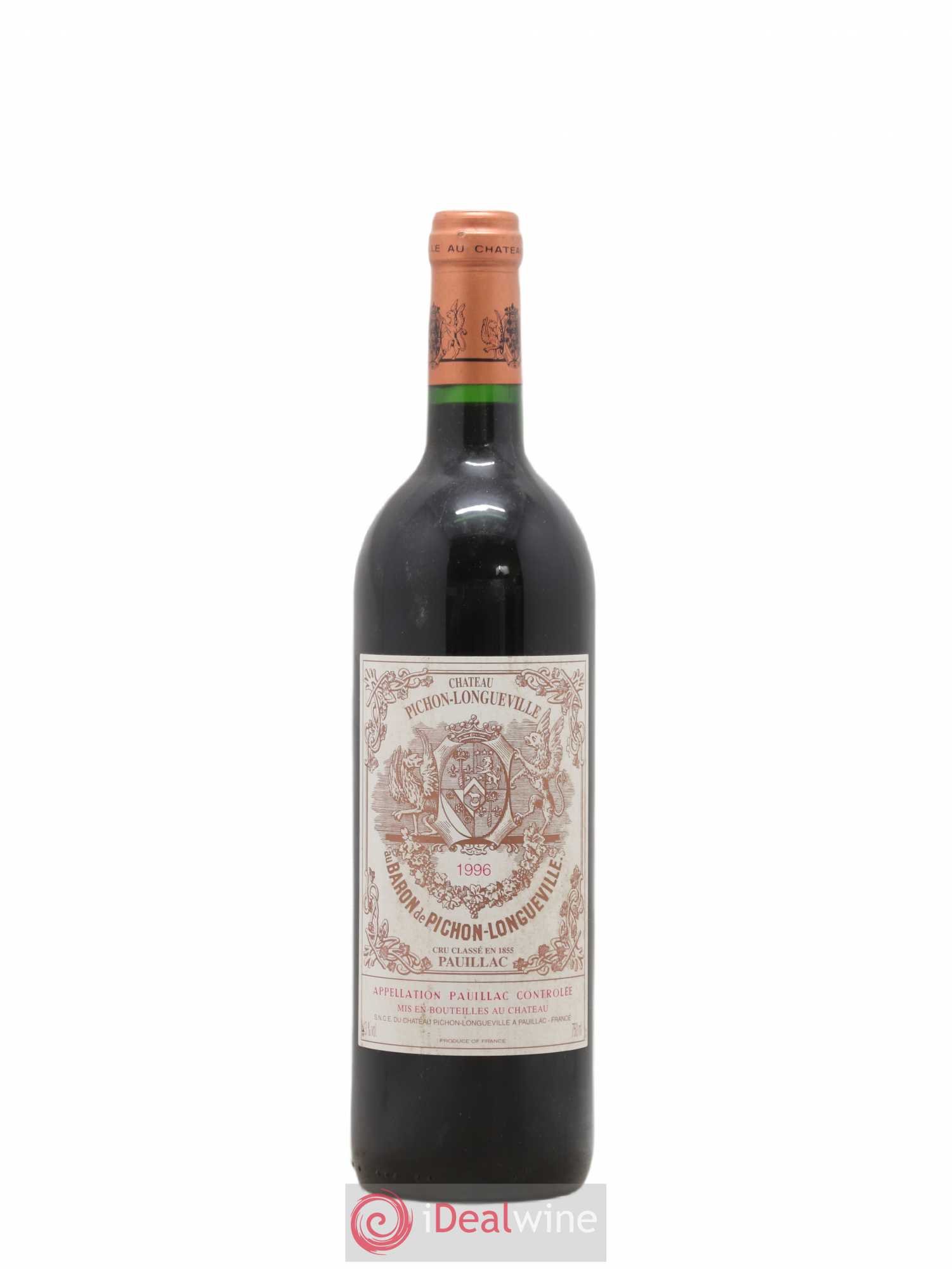 Pichon Longueville Baron 2ème Grand Cru Classé 1996 - Lot de 1 bouteille - 0