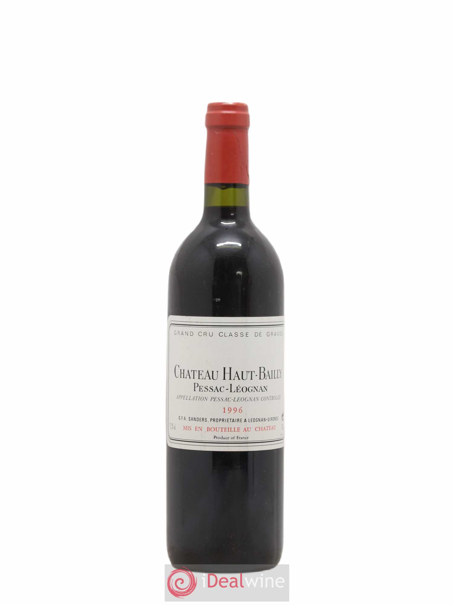 Château Haut-Bailly Cru Classé de Graves 1996 - Lot de 1 bouteille - 0