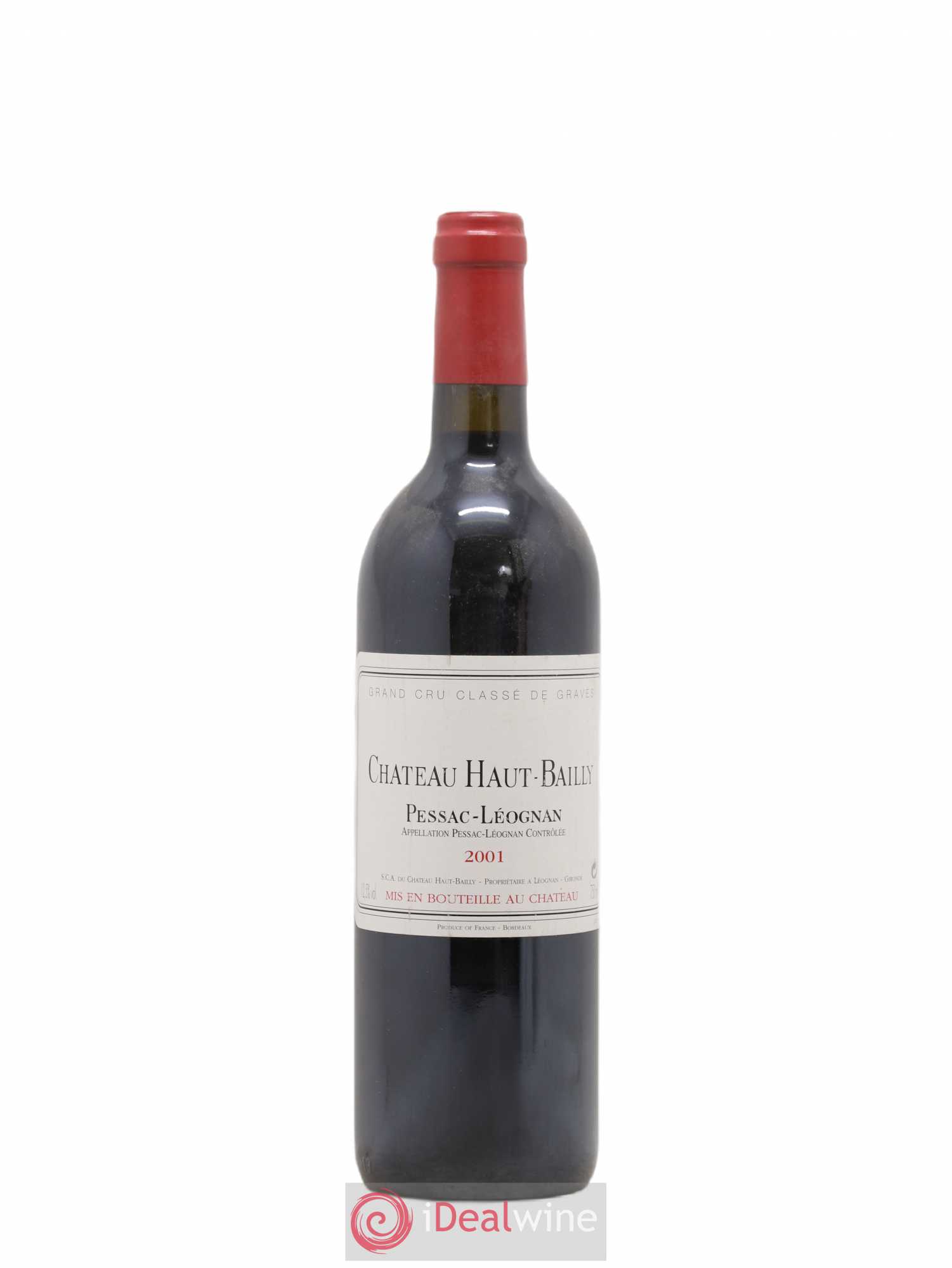Château Haut-Bailly Cru Classé de Graves 2001 - Lot de 1 bouteille - 0