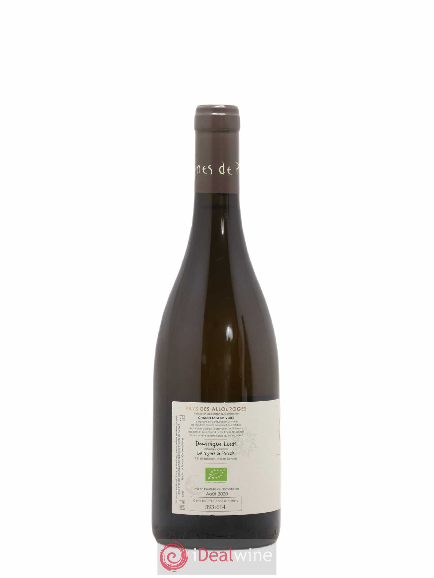 Vin des Allobroges C3309 Les vignes du paradis 2018 - Posten von 1 Flasche - 1