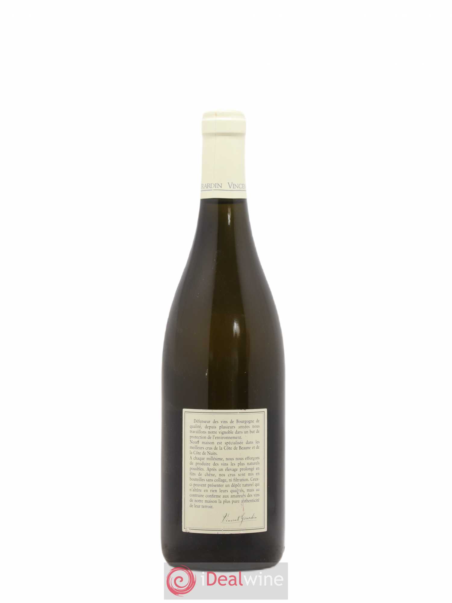 Bienvenues-Bâtard-Montrachet Grand Cru Vincent Girardin (Domaine) 2002 - Lot de 1 bouteille - 1