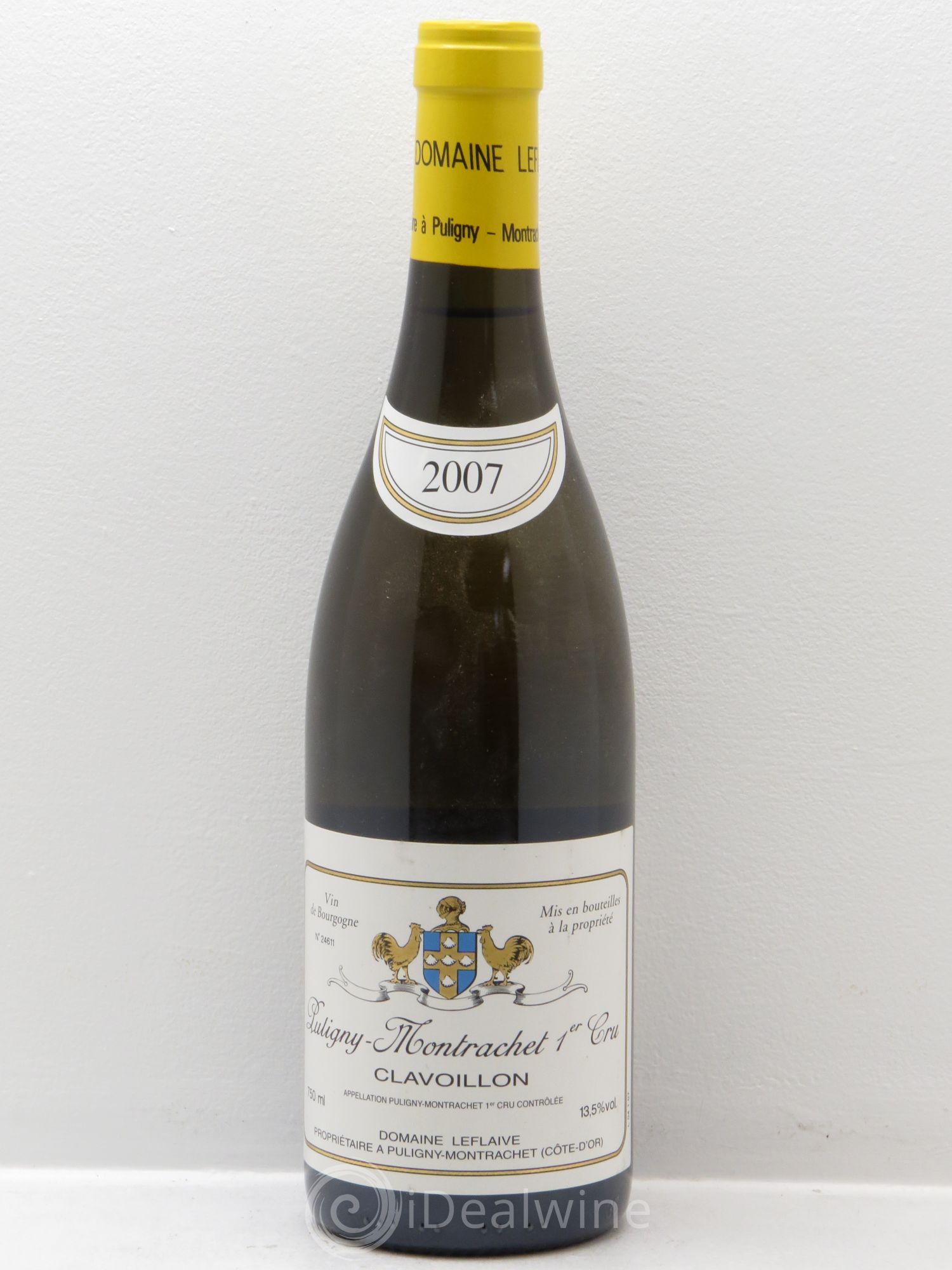Puligny-Montrachet 1er Cru Clavoillon Leflaive (Domaine) 2007 - Lot de 1 bouteille - 0