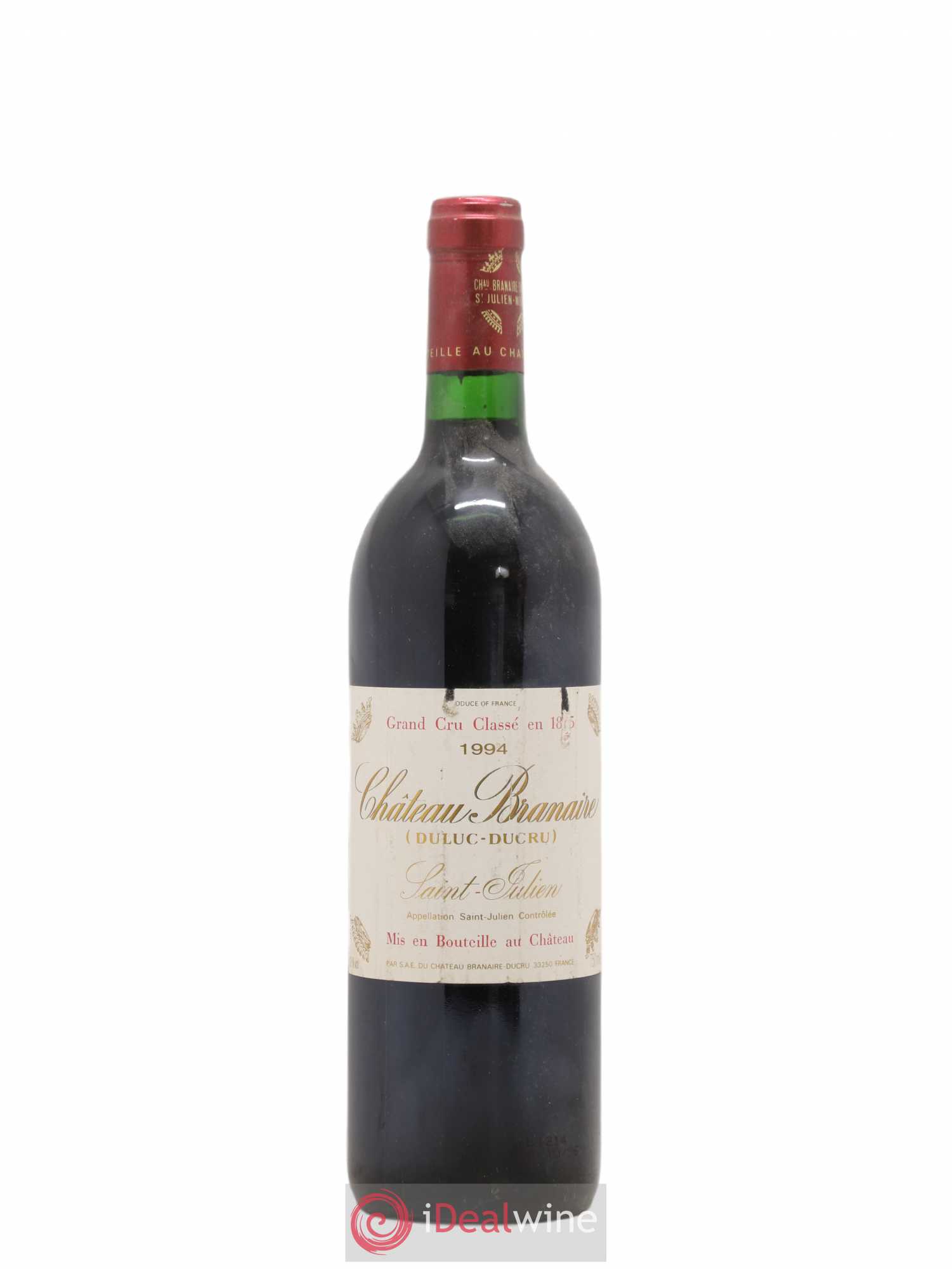 Château Branaire Ducru 4ème Grand Cru Classé 1994 - Lot de 1 bouteille - 0