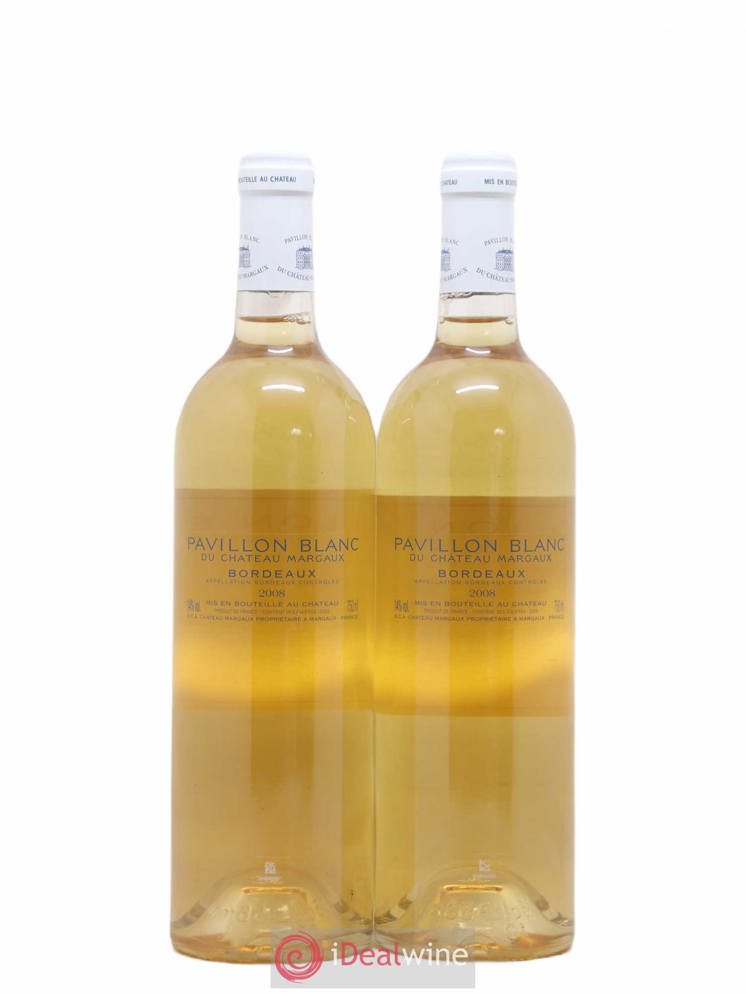 Pavillon Blanc du Château Margaux 2008 - Lot de 2 bouteilles - 1