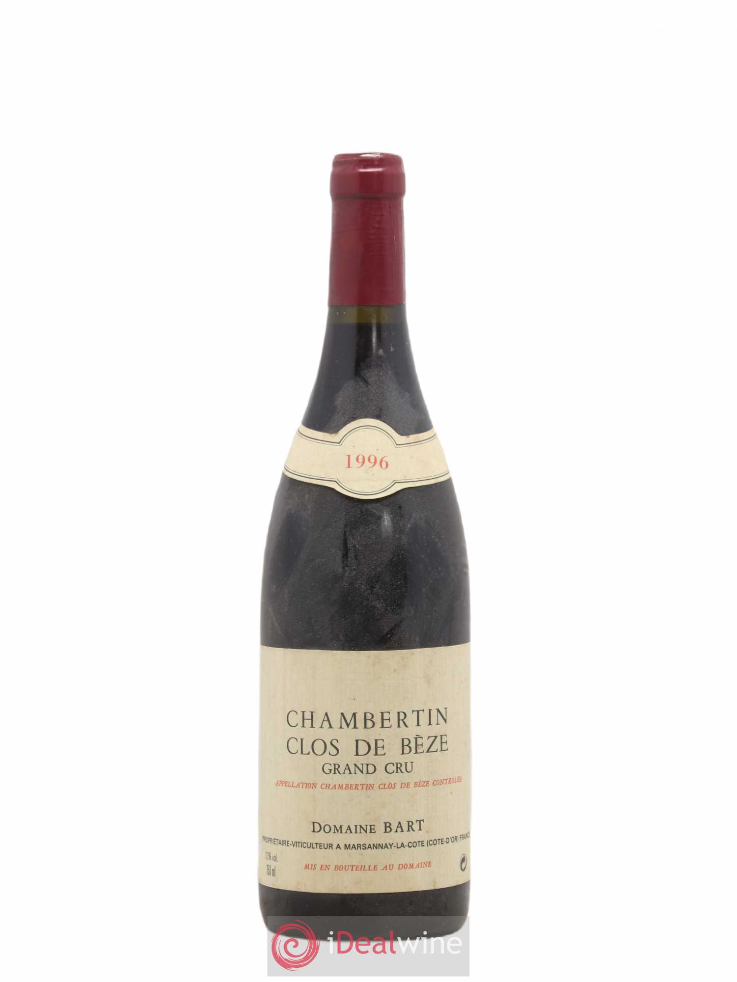 Chambertin Clos de Bèze Grand Cru Bart (Domaine) 1996 - Lot de 1 bouteille - 0