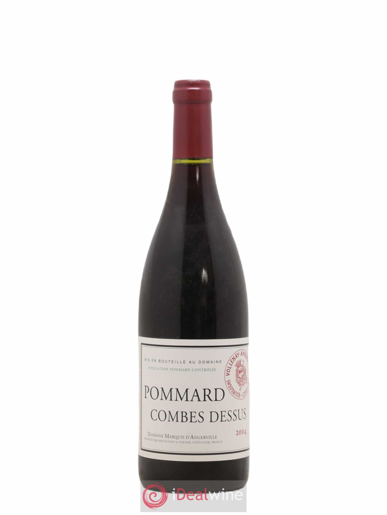 Pommard Combes-Dessus Marquis d'Angerville (Domaine) 2004 - Lot de 1 bouteille - 0