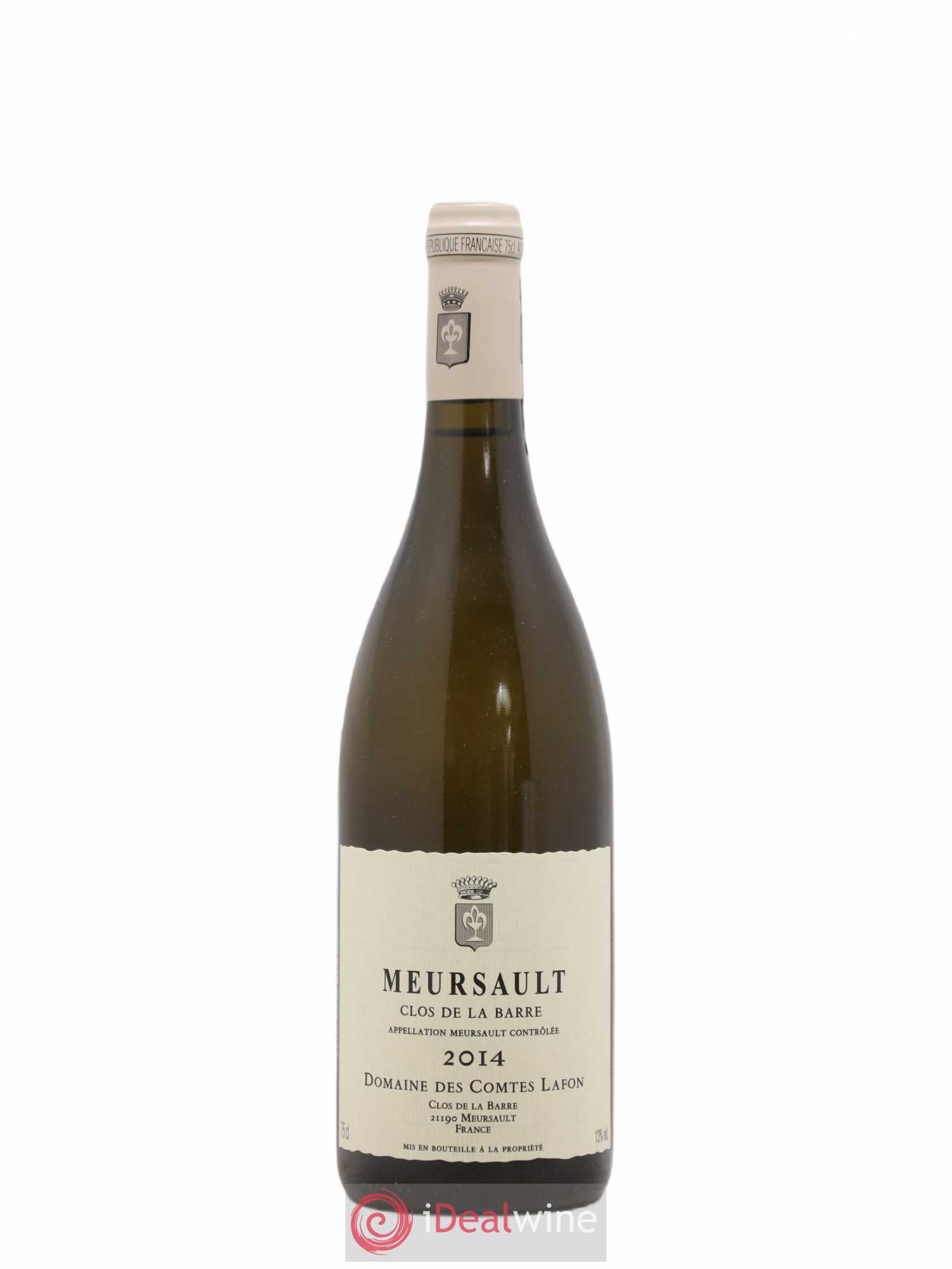 Meursault Clos de la Barre Comtes Lafon (Domaine des) 2014 - Lot de 1 bouteille - 0
