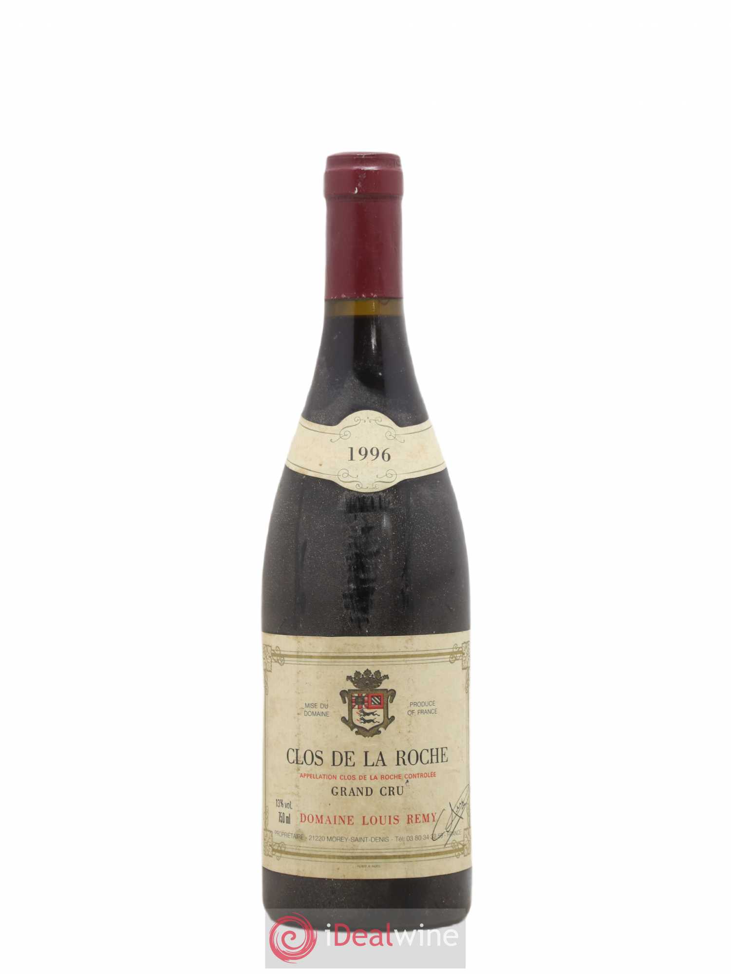Clos de la Roche Grand Cru Louis Remy 1996 - Lot of 1 bottle - 0