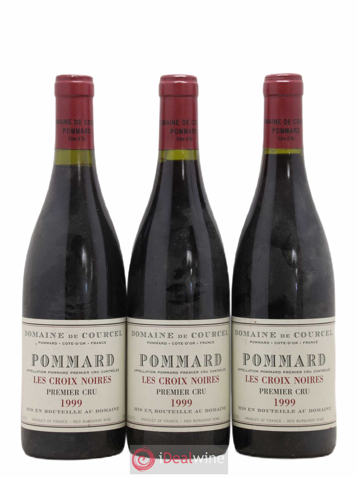 Pommard 1er Cru Les Croix Noires de Courcel (Domaine) 1999 - Lot de 3 bouteilles - 0