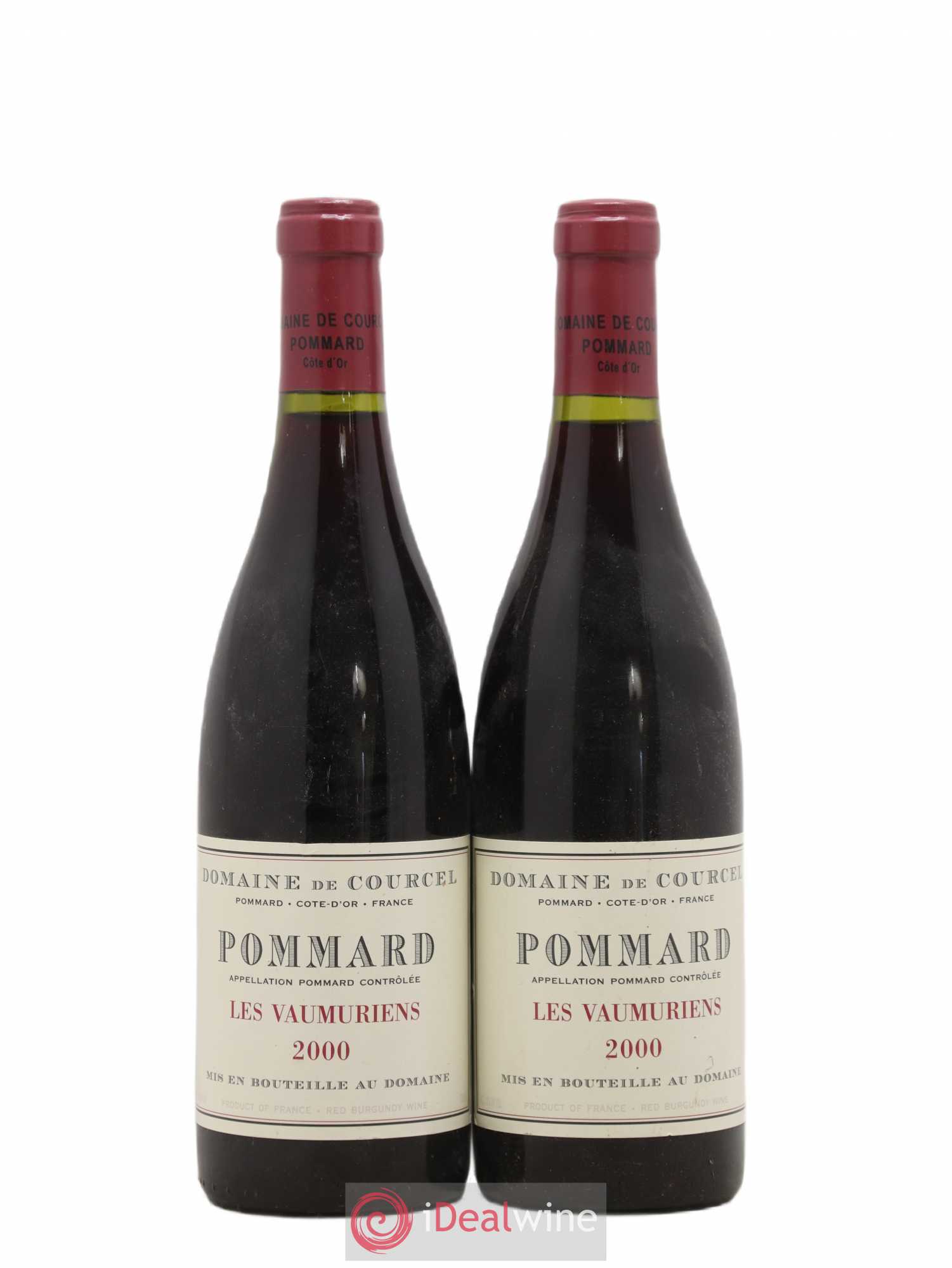 Pommard Les Vaumuriens de Courcel (Domaine) 2000 - Lot de 2 bouteilles - 0