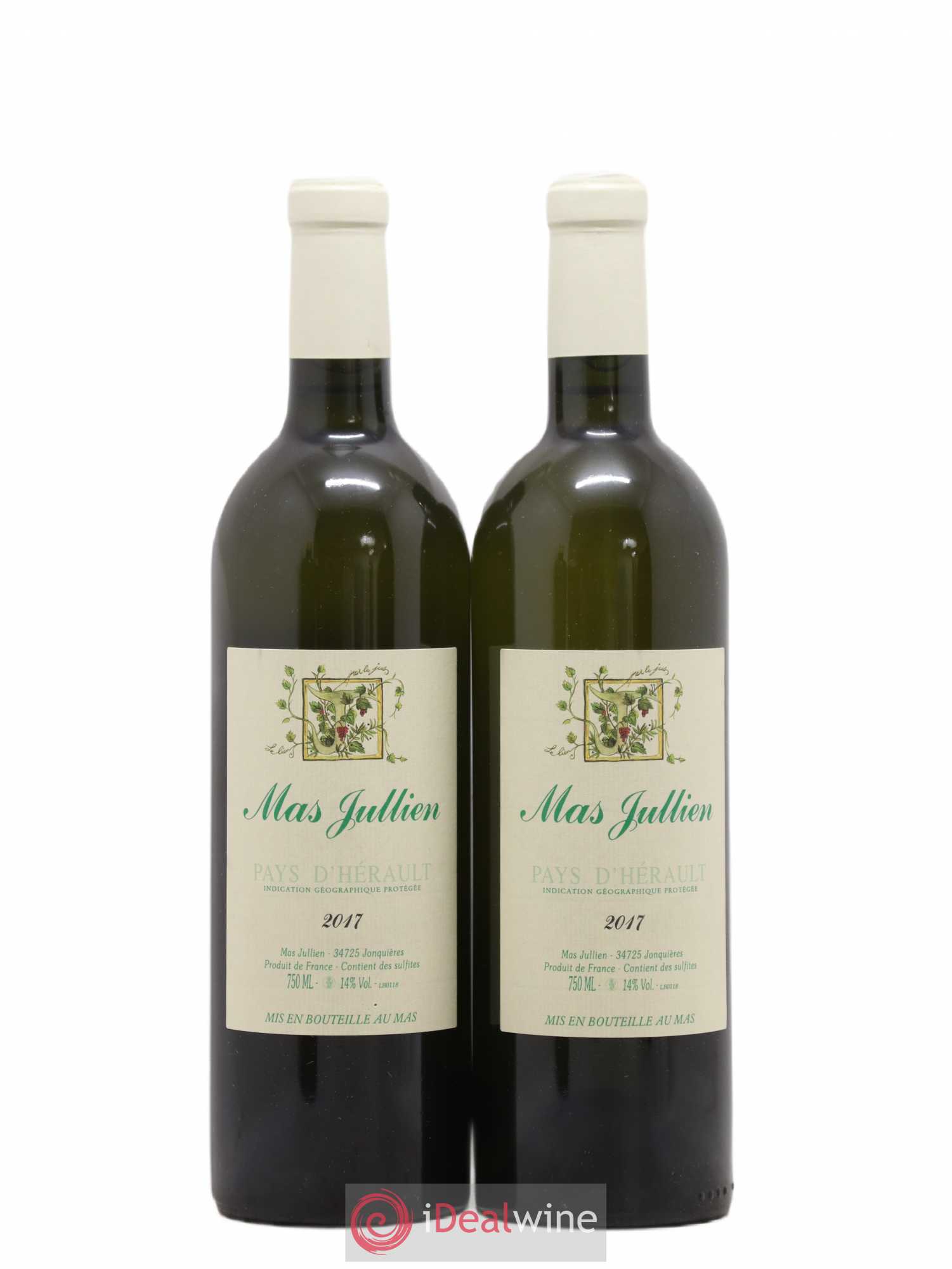 Pays d'Hérault Mas Jullien Olivier Jullien 2017 - Lot de 2 bouteilles - 0