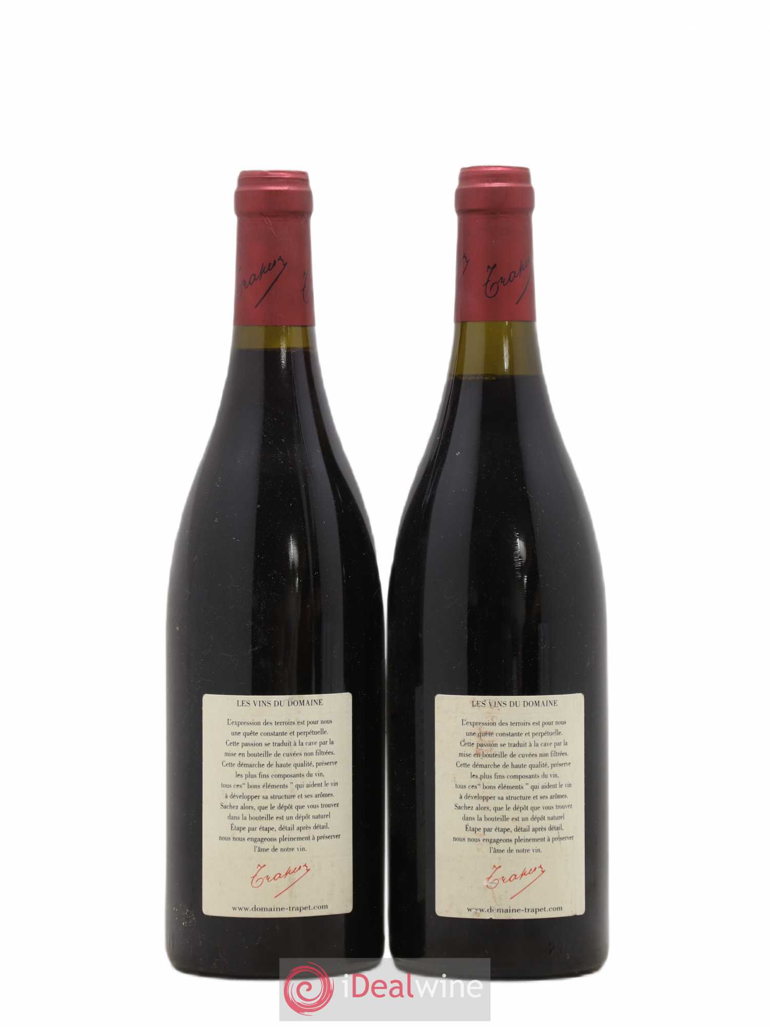 Chambertin Grand Cru Domaine Trapet 2002 - Lot de 2 bouteilles - 1