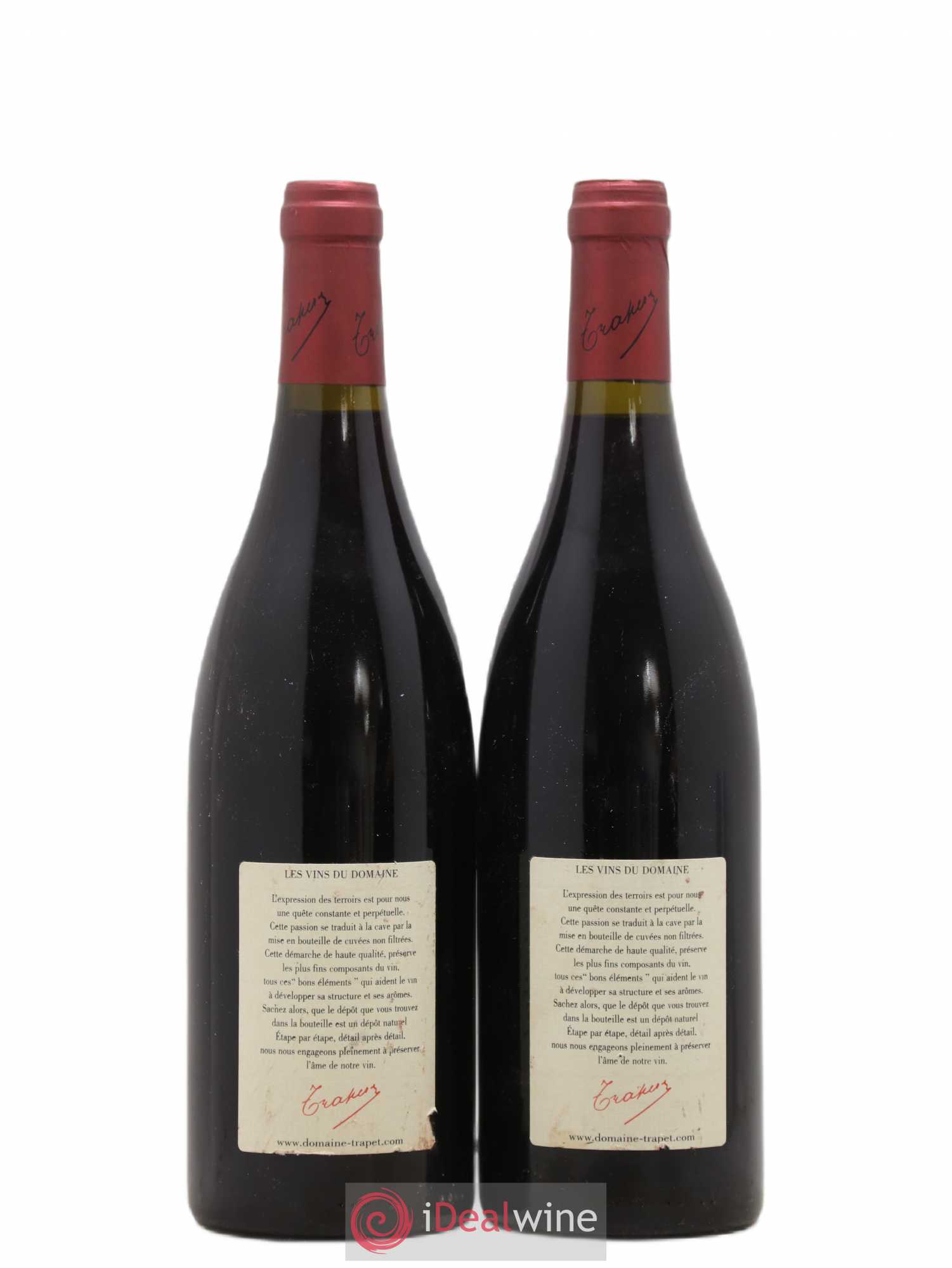 Chapelle-Chambertin Grand Cru Domaine Trapet 2002 - Lot de 2 bouteilles - 1