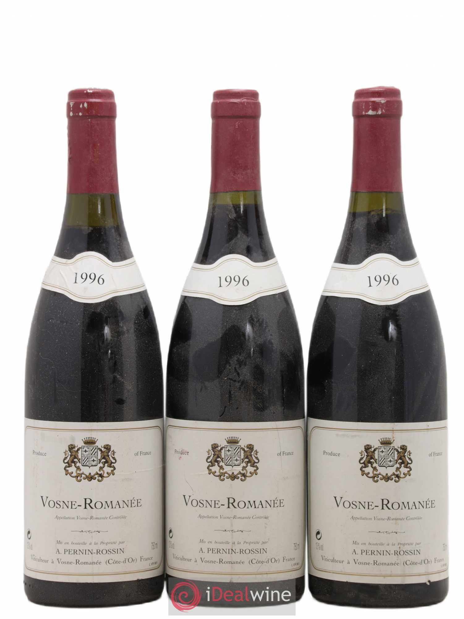 Vosne-Romanée Pernin Rossin 1996 - Posten von 3 Flaschen - 0