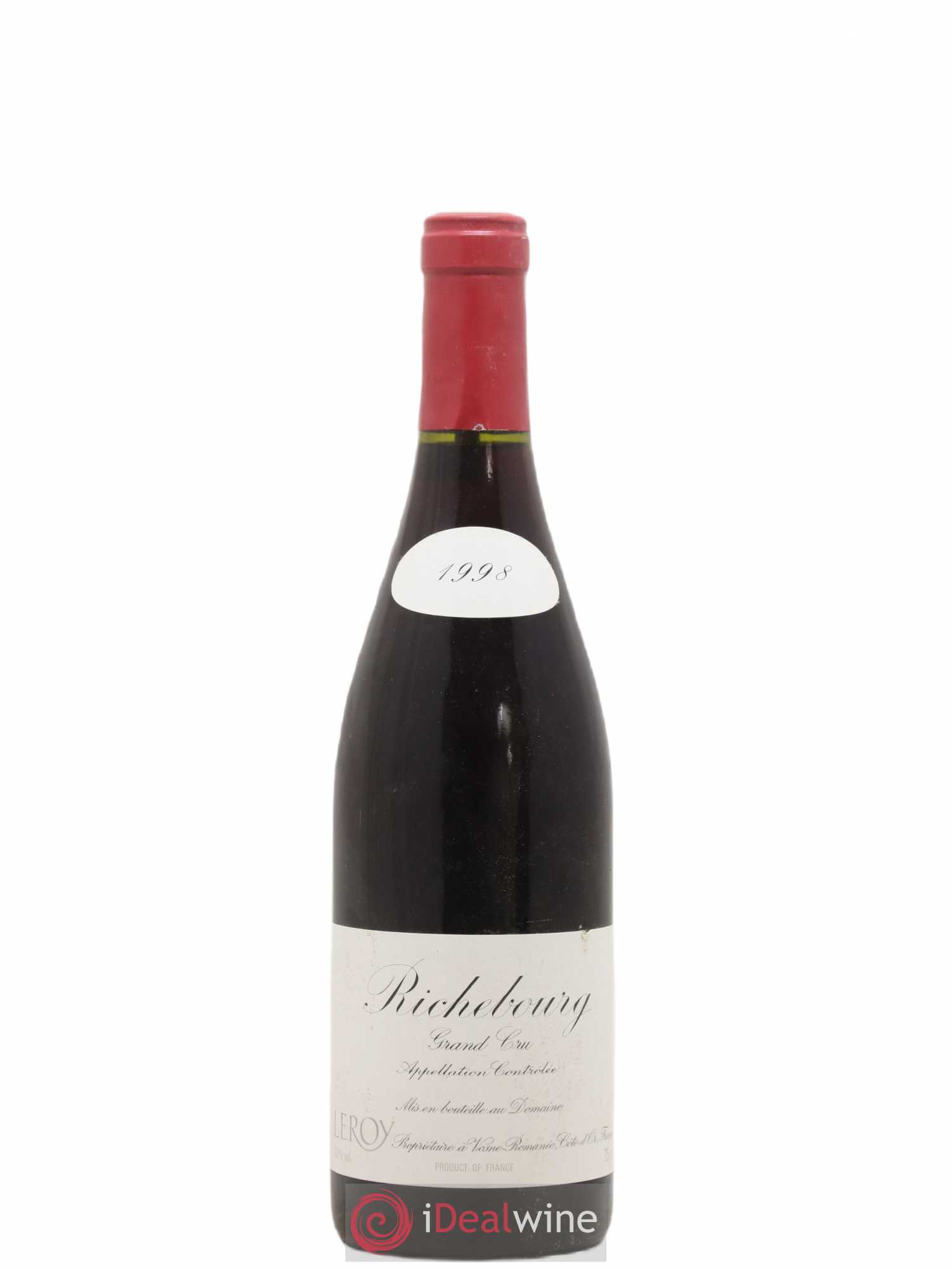 Richebourg Grand Cru Leroy (Domaine) 1998 - Lot de 1 bouteille - 0
