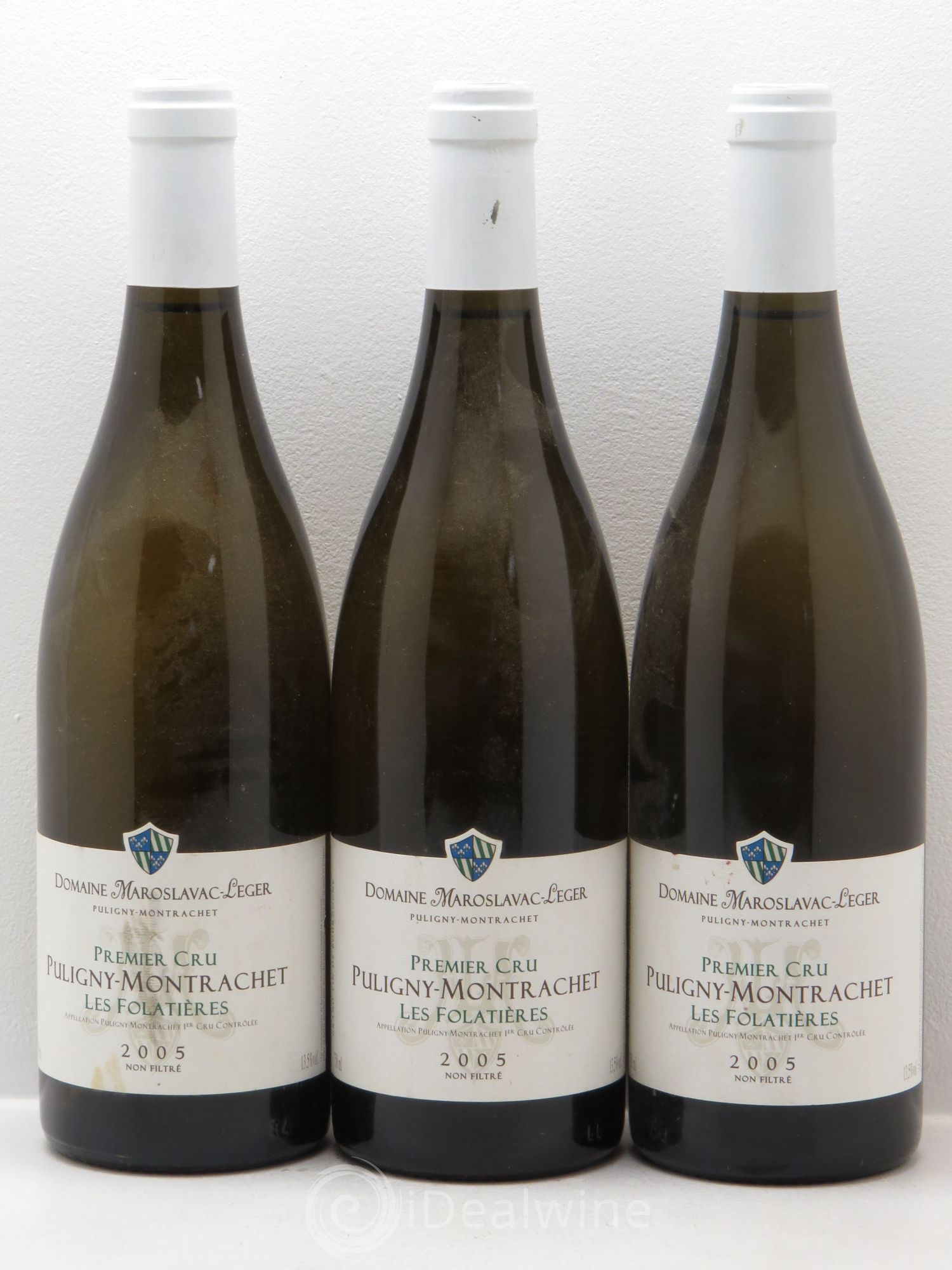 Puligny-Montrachet 1er Cru Maroslavac Leger 2005 - Posten von 3 Flaschen - 0