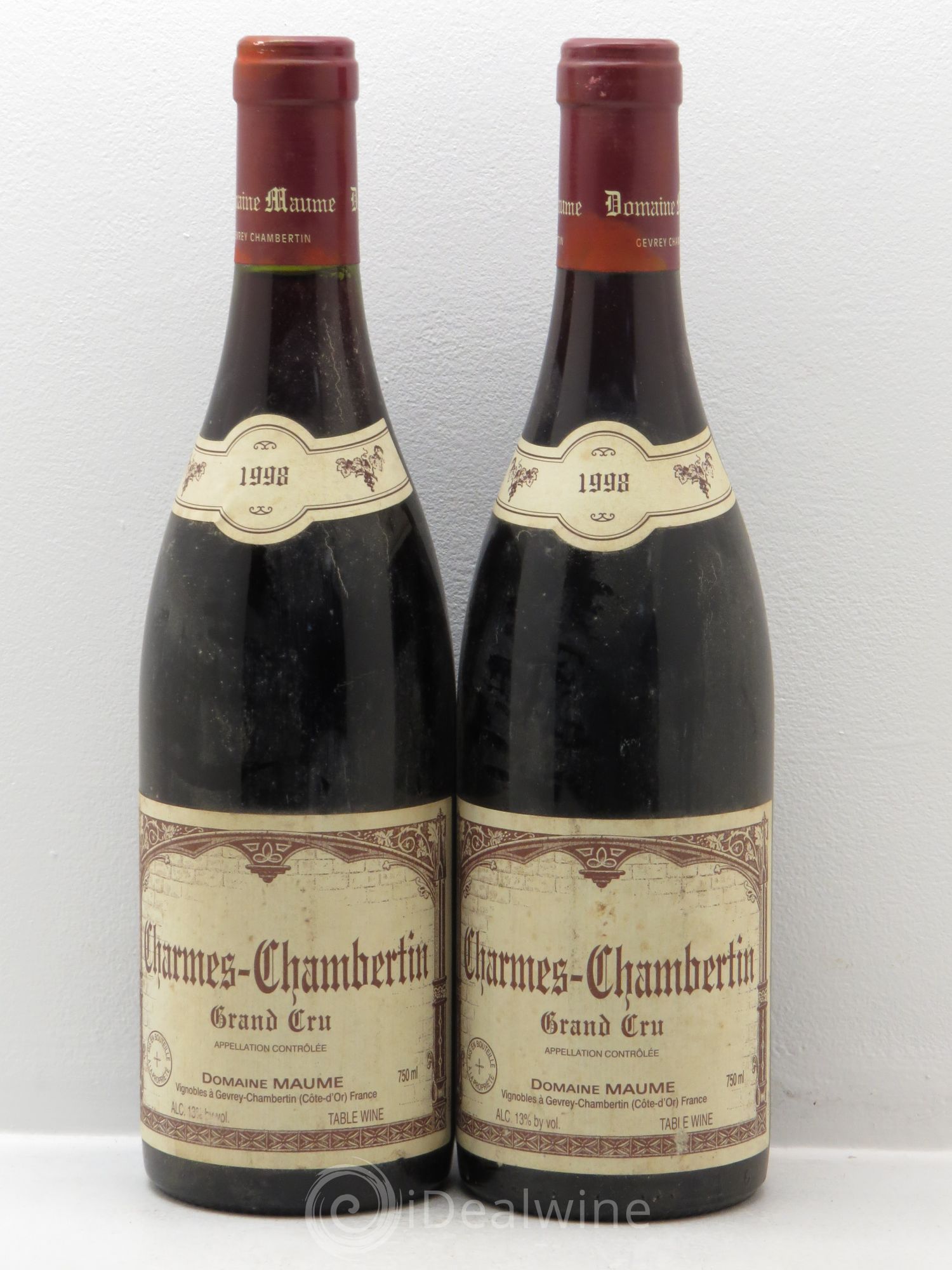 Charmes-Chambertin Grand Cru Domaine Maume 1998 - Posten von 2 Flaschen - 0