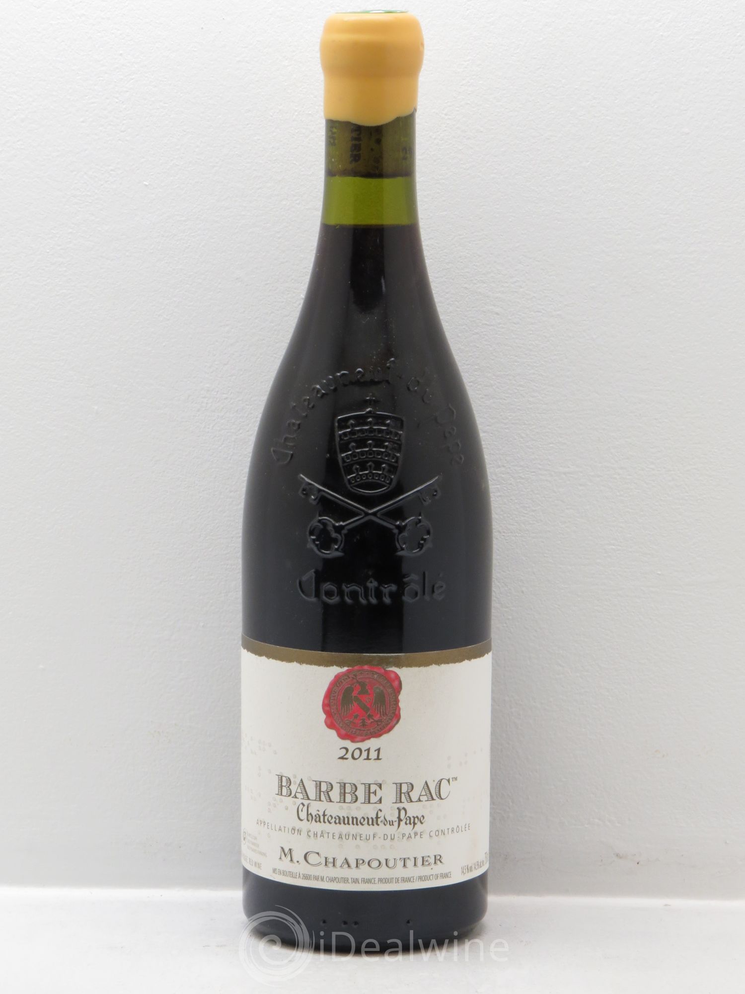 Châteauneuf-du-Pape Barbe Rac Chapoutier 2011 - Posten von 1 Flasche - 0