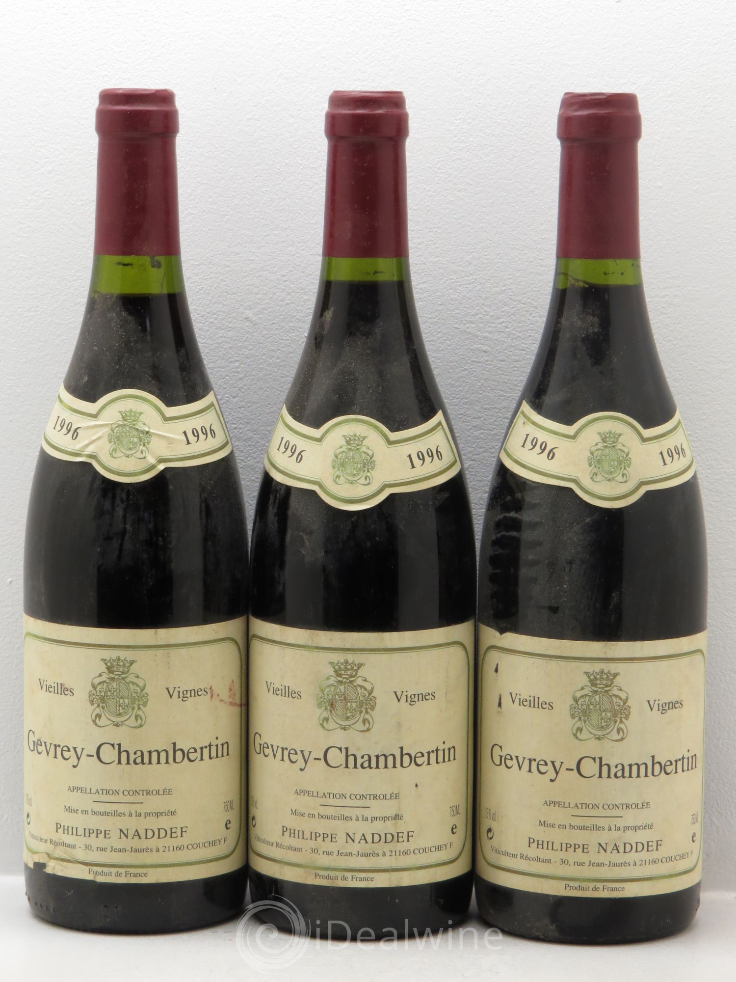 Gevrey-Chambertin 1996 - Posten von 3 Flaschen - 0