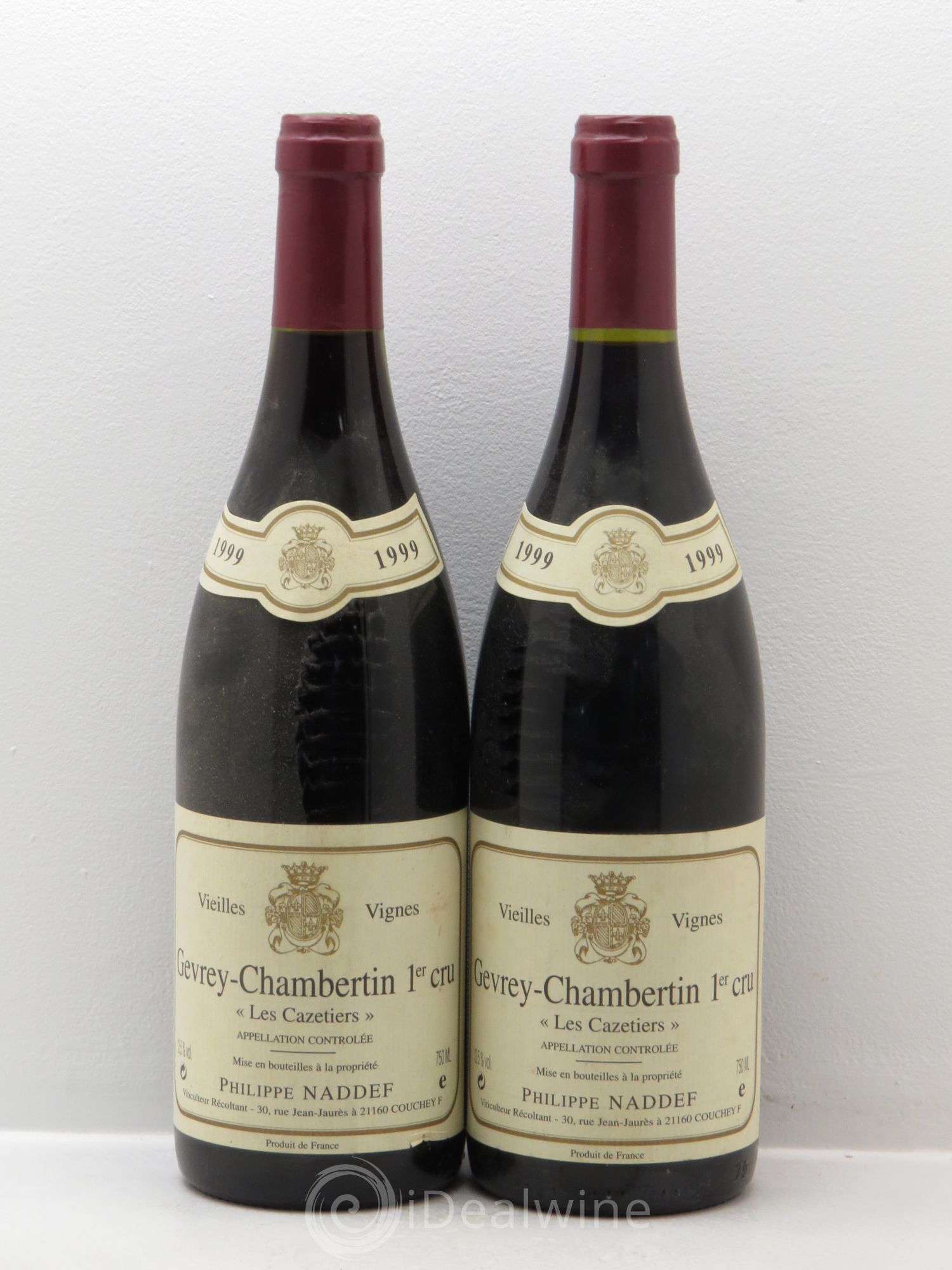 Gevrey-Chambertin 1er Cru 1999 - Lot de 2 bouteilles - 0