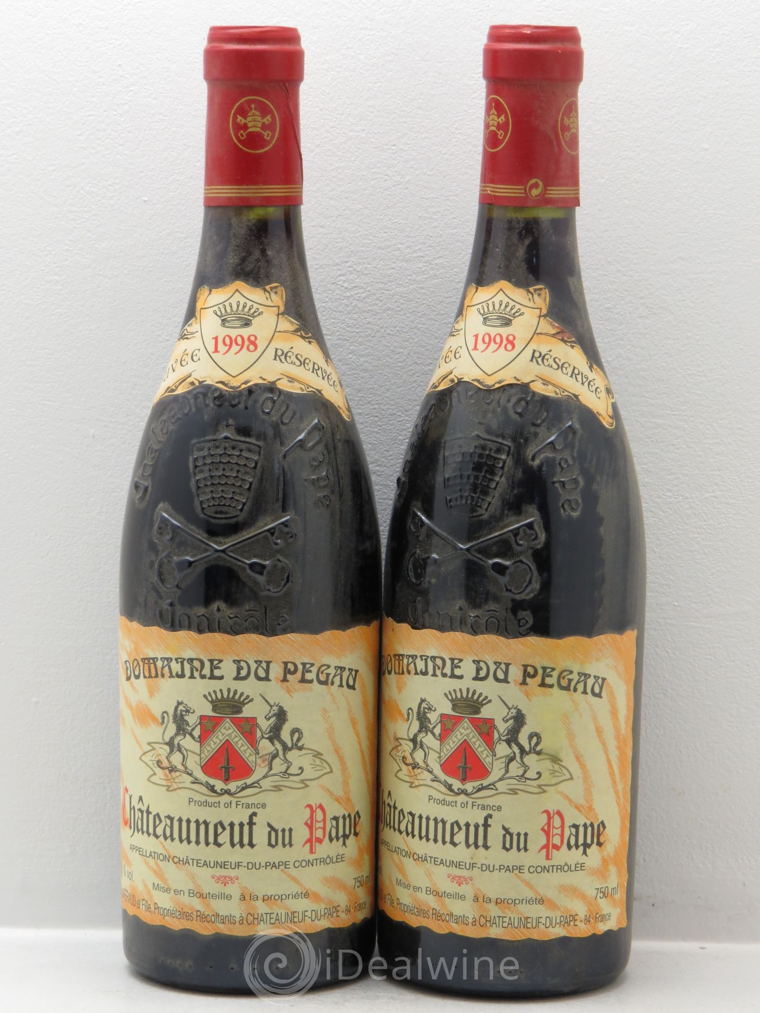 Châteauneuf-du-Pape Domaine du Pégau Cuvée Réservée Paul et Laurence Féraud 1998 - Lot de 2 bouteilles - 0