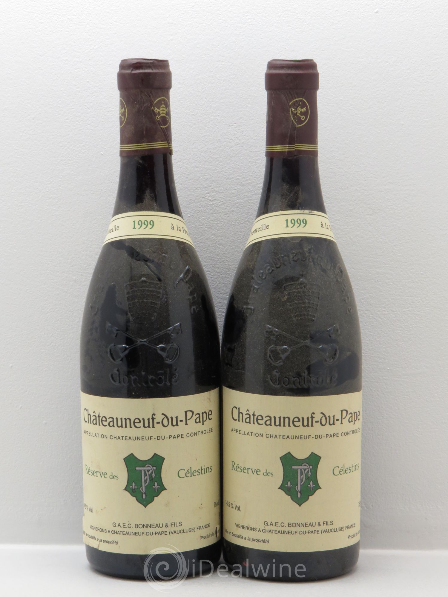 Châteauneuf-du-Pape Réserve des Célestins Henri Bonneau & Fils 1999 - Lot de 2 bouteilles - 0