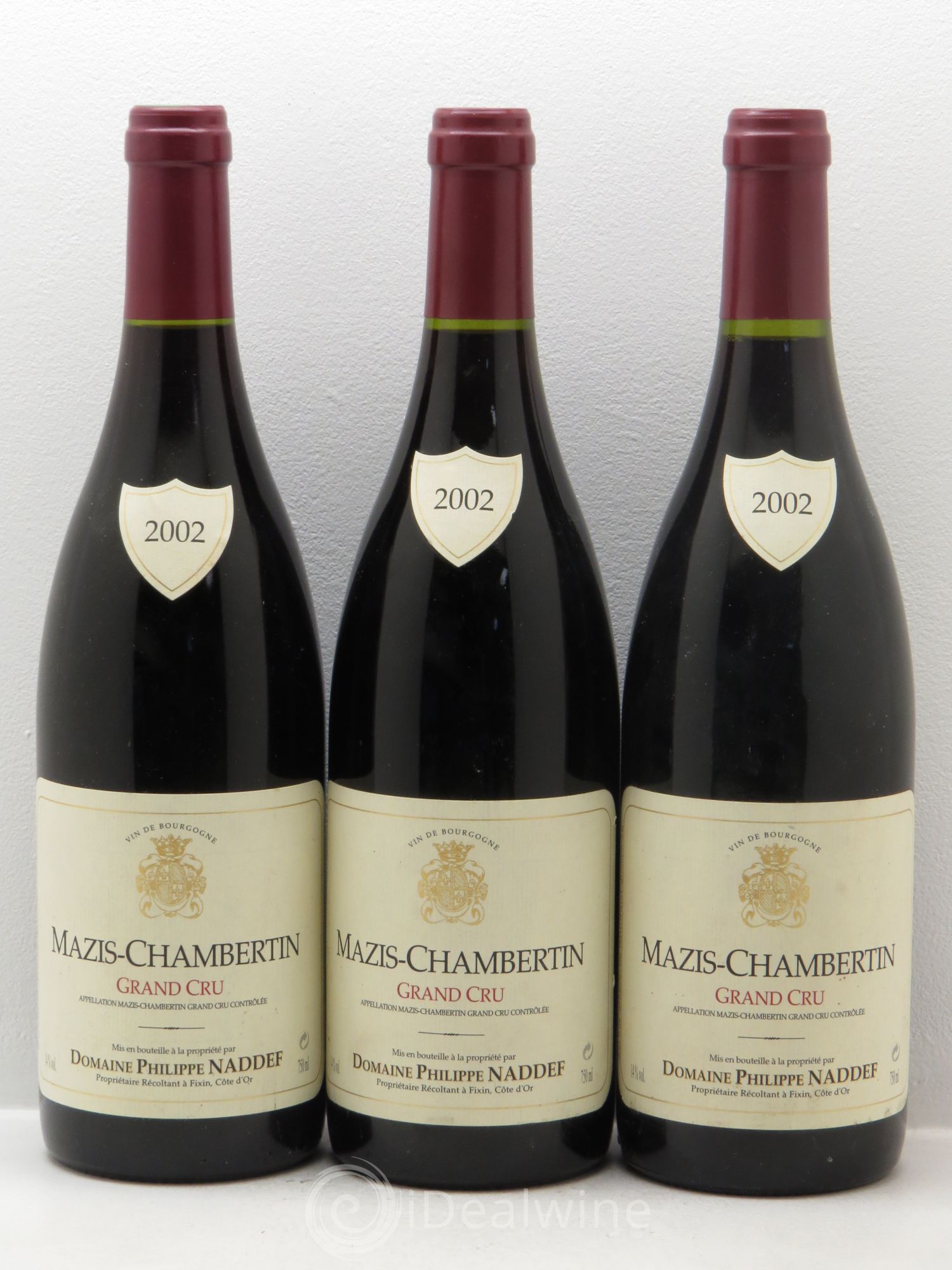 Mazis-Chambertin Grand Cru 2002 - Lot de 3 bouteilles - 0