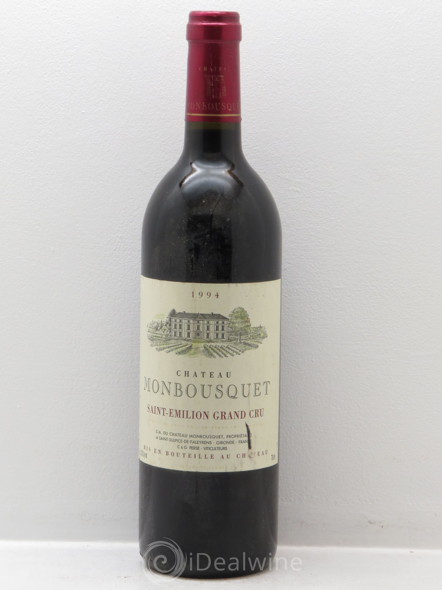 Château Monbousquet Grand Cru Classé 1994 - Lot de 1 bouteille - 0