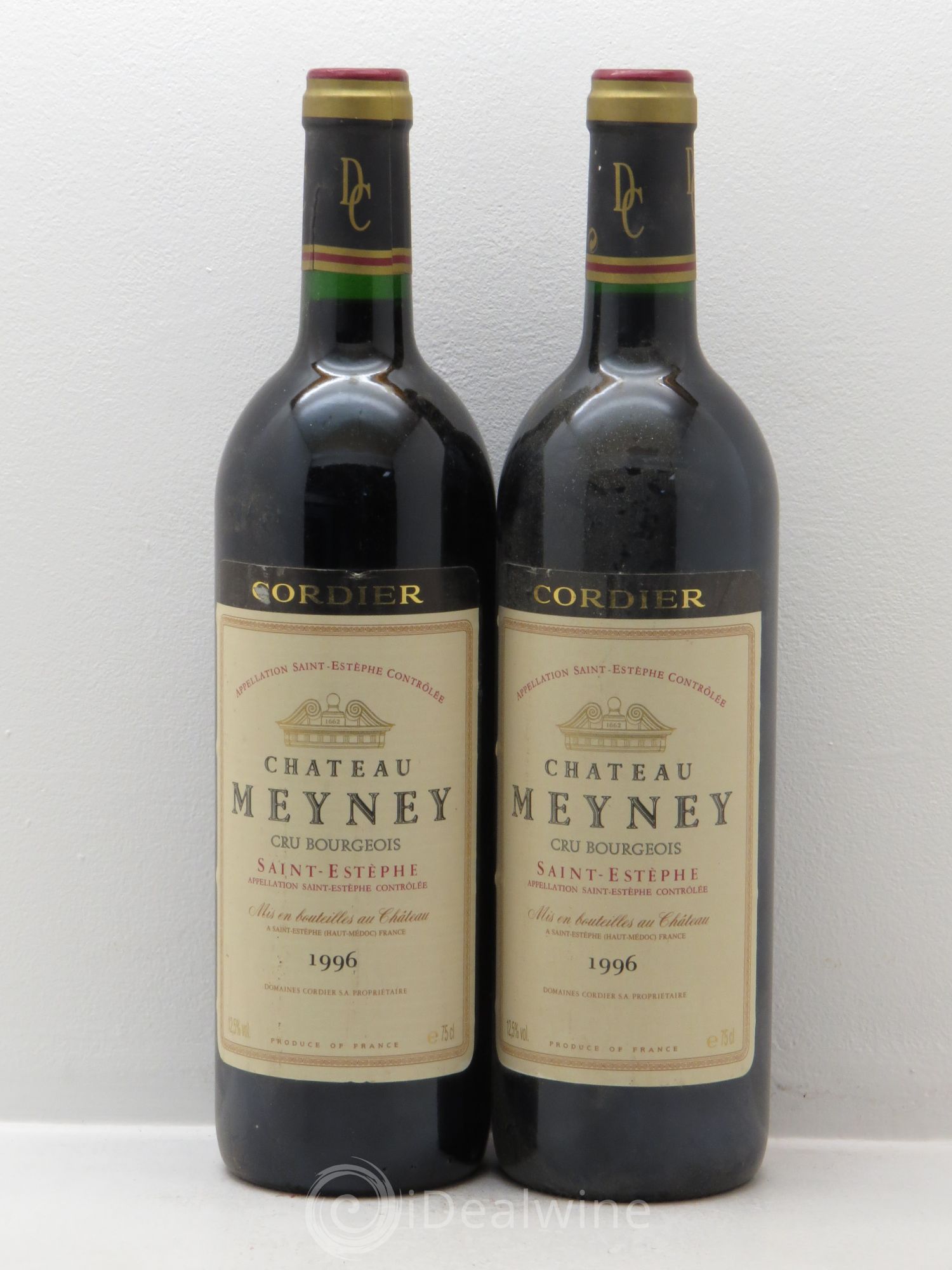 Château Meyney 1996 - Lot de 2 bouteilles - 0