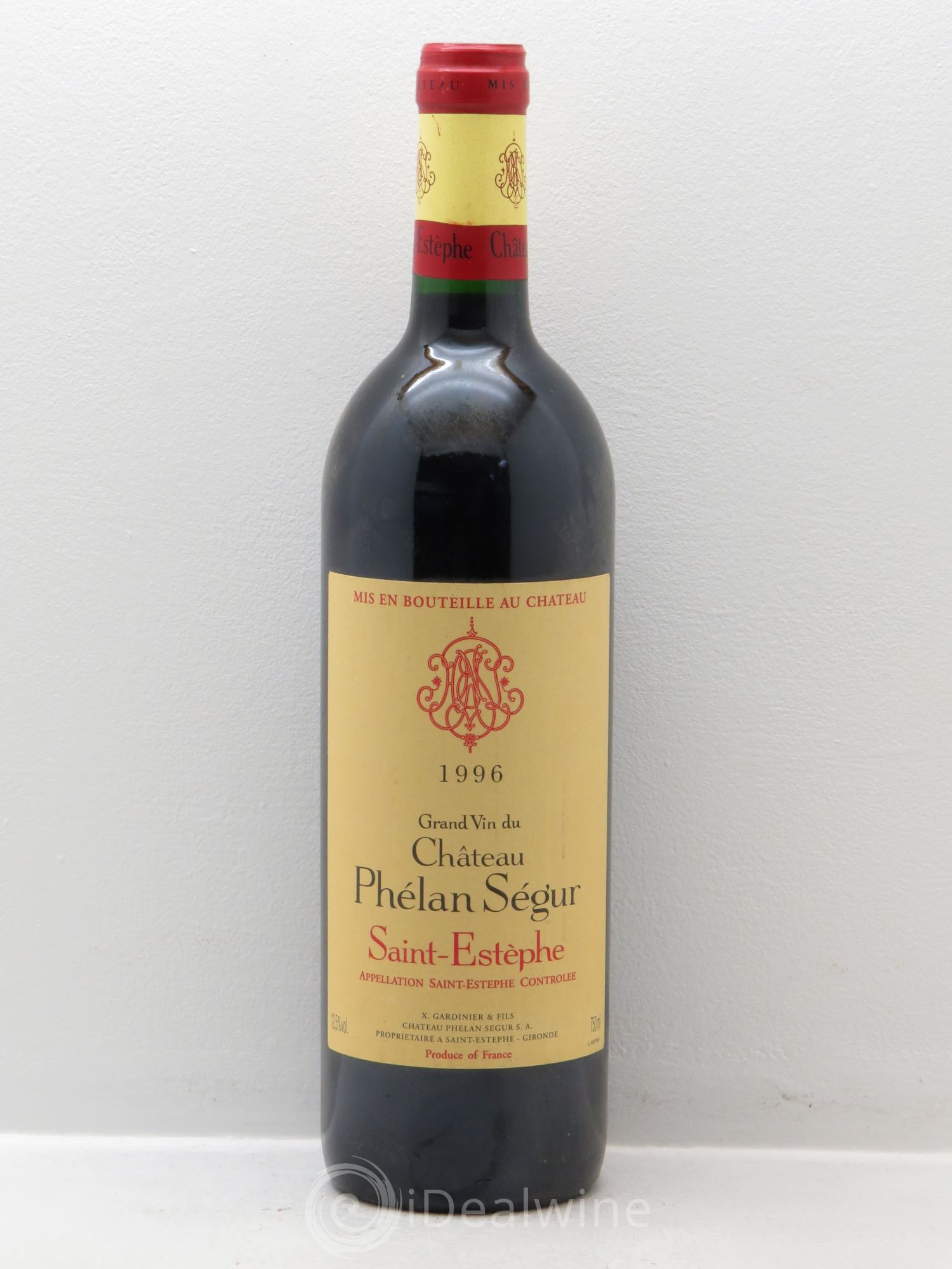 Château Phélan Ségur 1996 - Lot de 1 bouteille - 0
