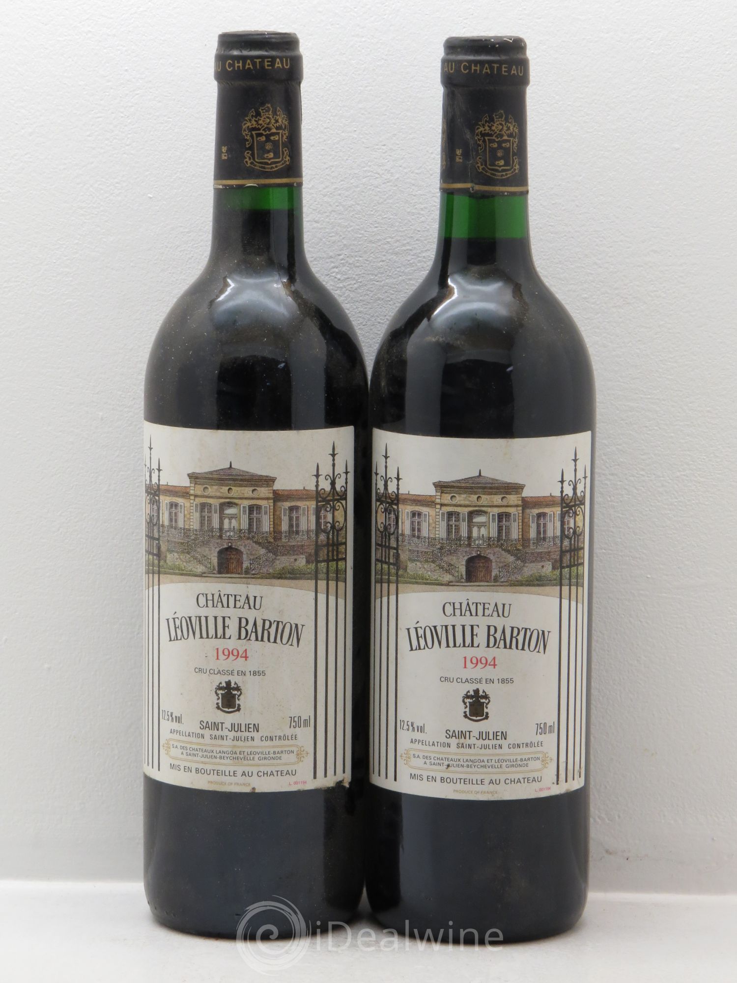 Château Léoville Barton 2ème Grand Cru Classé 1994 - Lot de 2 bouteilles - 0