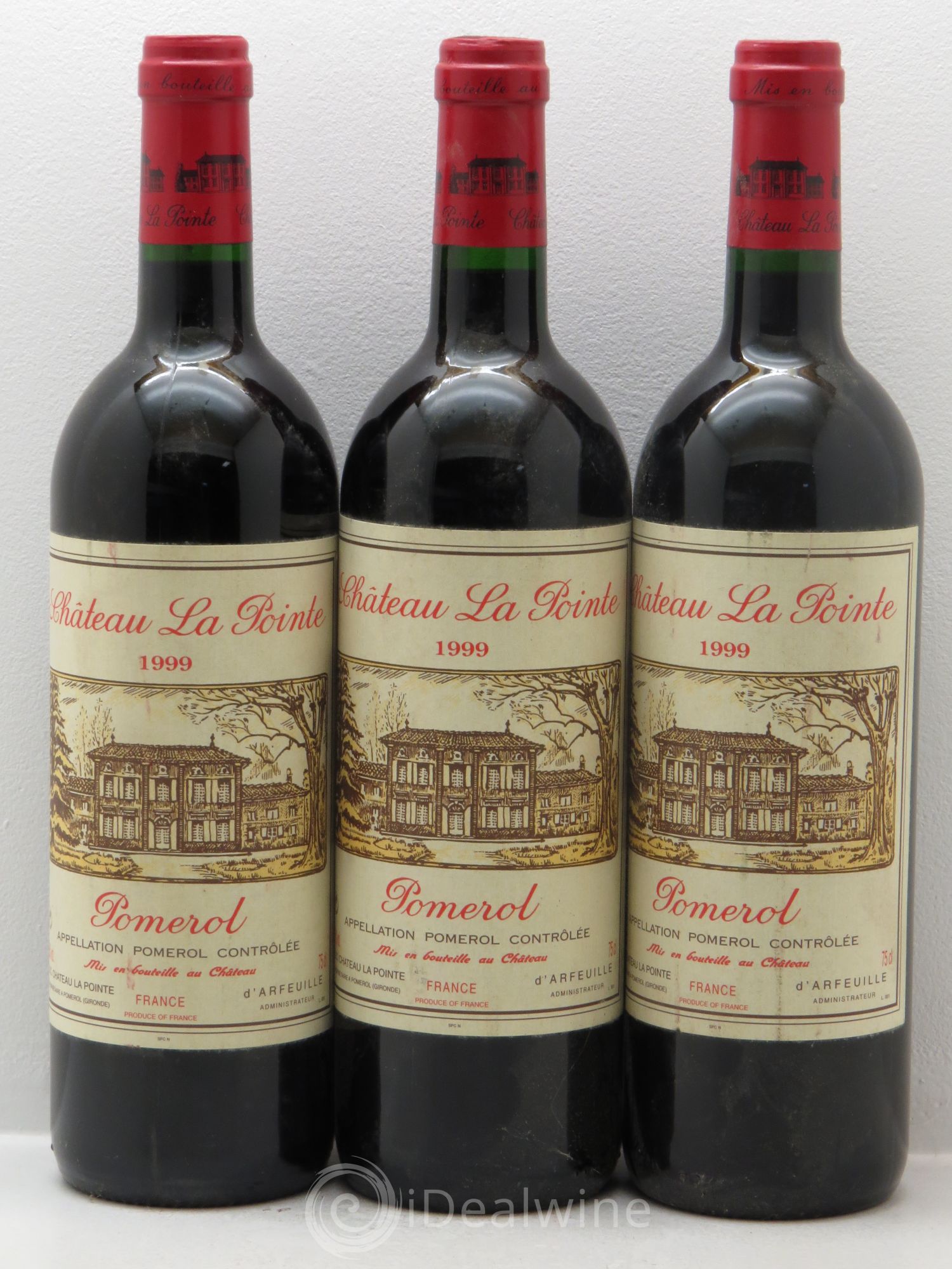 Château la Pointe 1999 - Lot de 3 bouteilles - 0