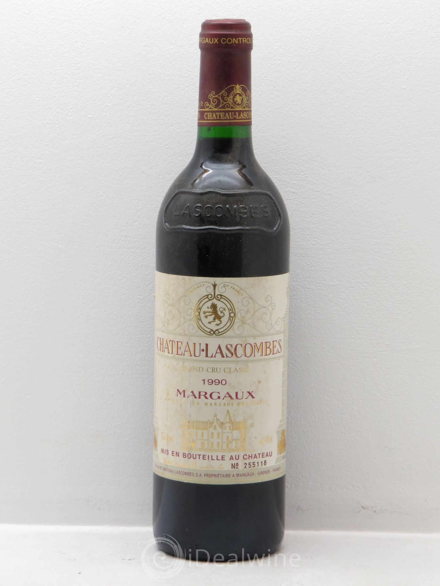 Château Lascombes 2ème Grand Cru Classé 1990 - Lot de 1 bouteille - 0