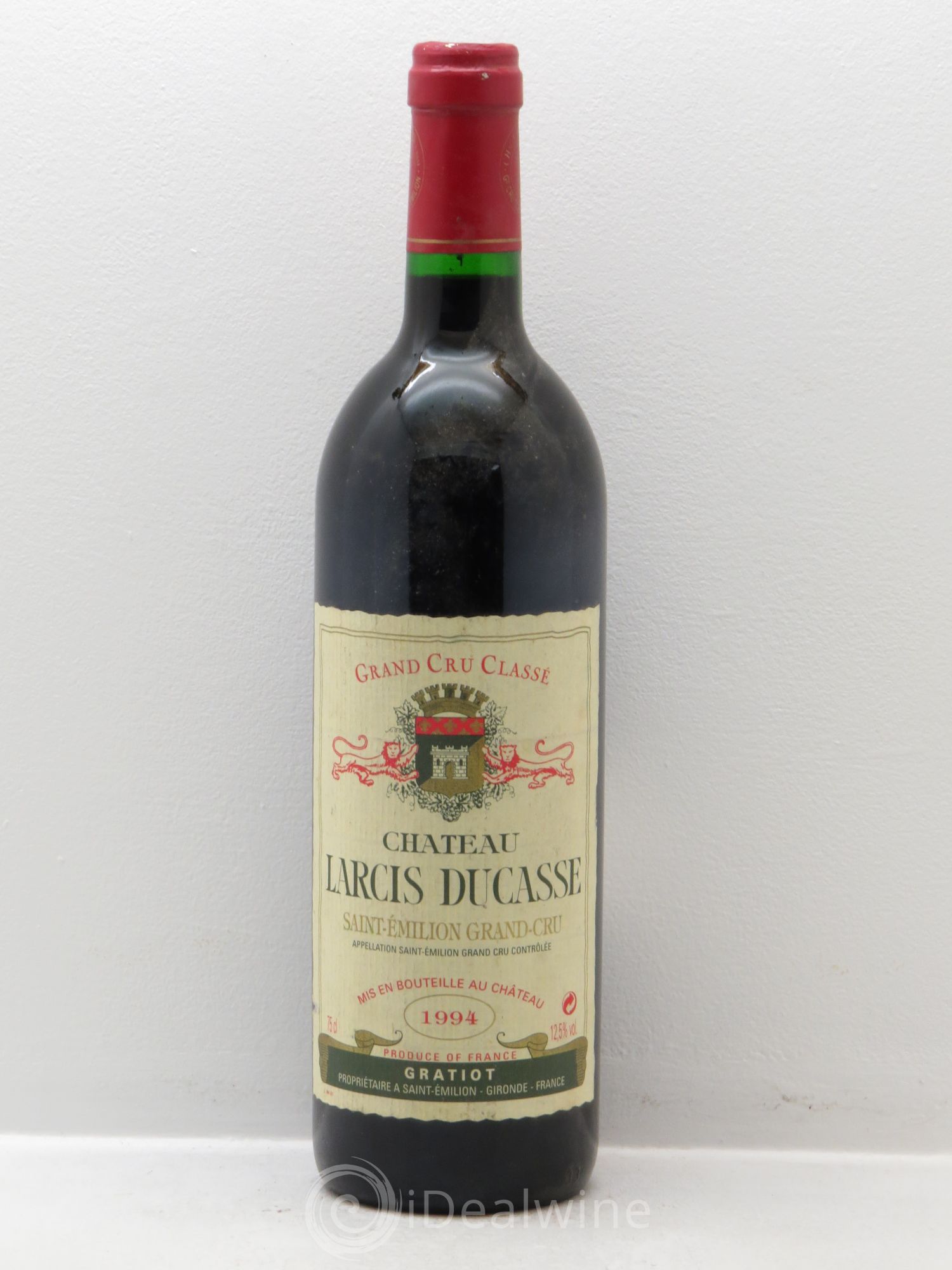 Château Larcis Ducasse 1er Grand Cru Classé B 1994 - Lot de 1 bouteille - 0