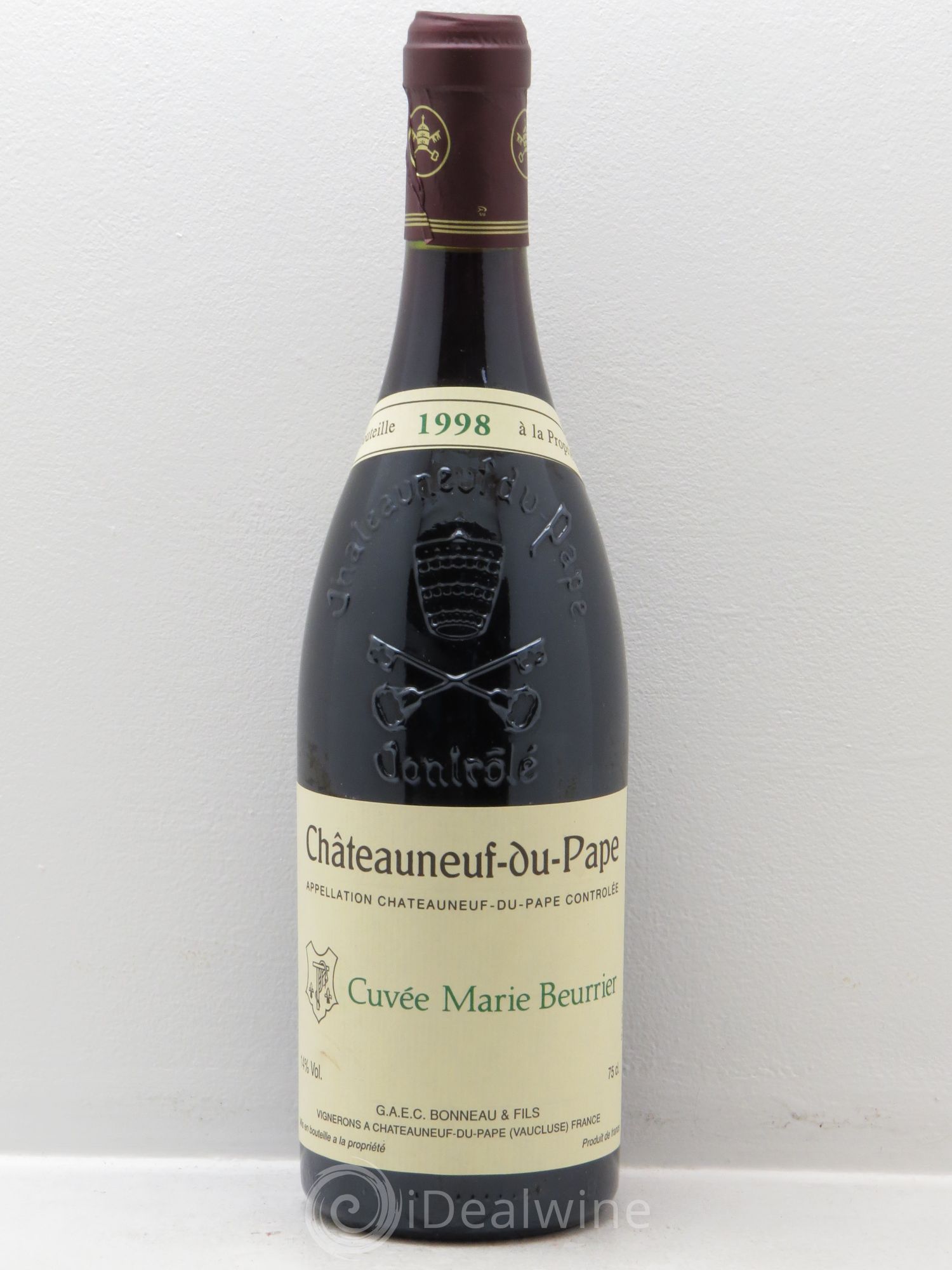 Châteauneuf-du-Pape Marie Beurrier Henri Bonneau & Fils 1998 - Lot de 6 bouteilles - 0