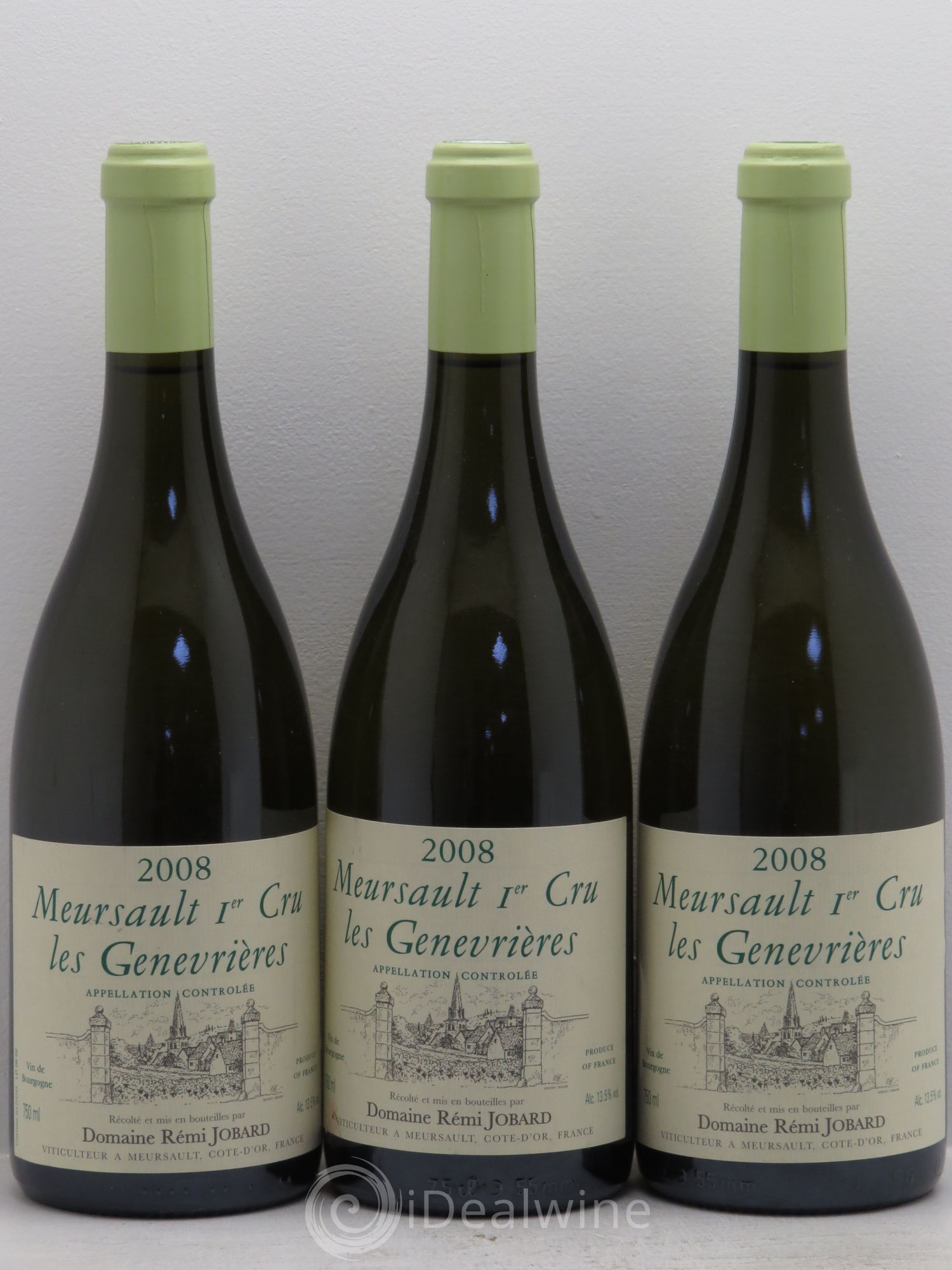 Meursault 1er Cru Les Genevrières Rémi Jobard (Domaine) 2008 - Lot de 3 bouteilles - 0