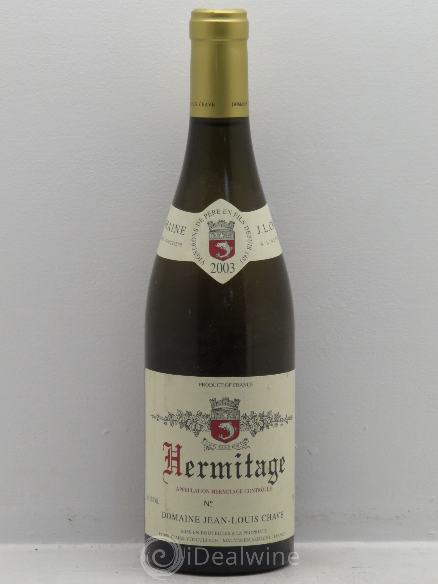 Hermitage Jean-Louis Chave 2003 - Lot de 1 bouteille - 0