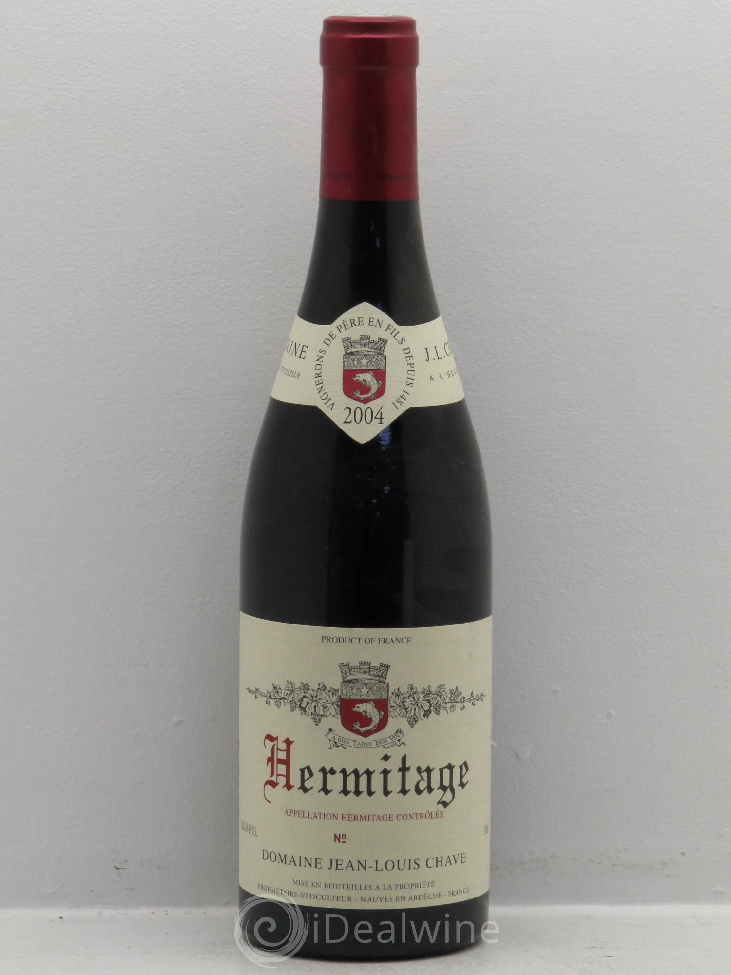 Hermitage Jean-Louis Chave 2004 - Lot de 1 bouteille - 0