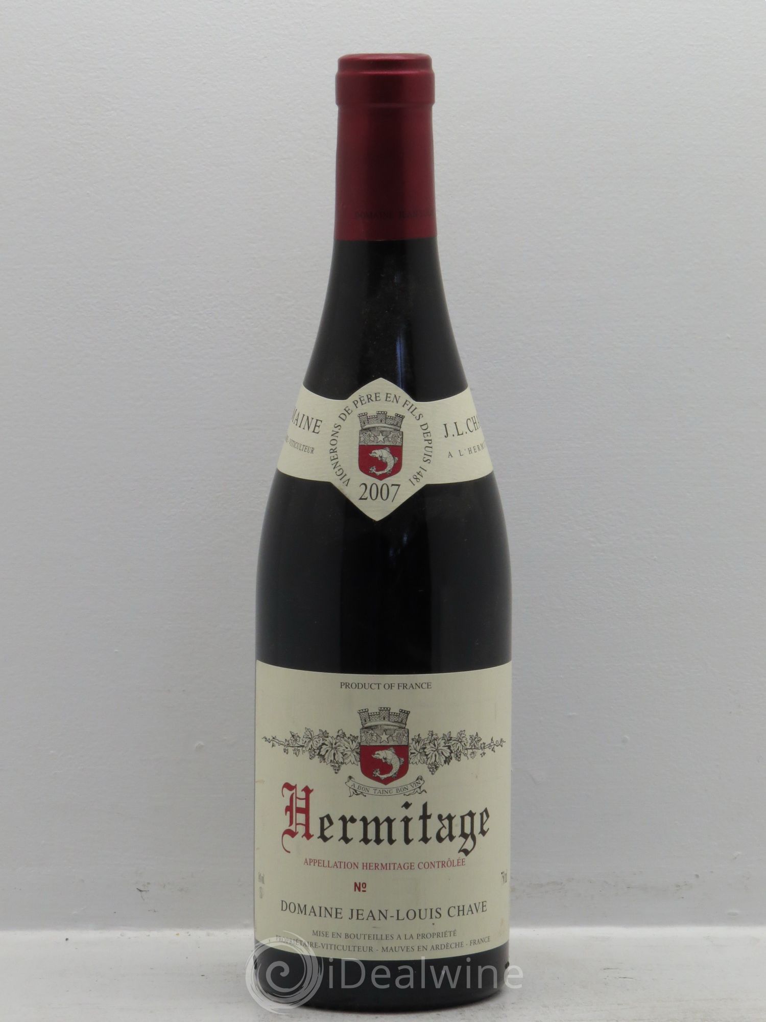 Hermitage Jean-Louis Chave 2007 - Lot de 1 bouteille - 0