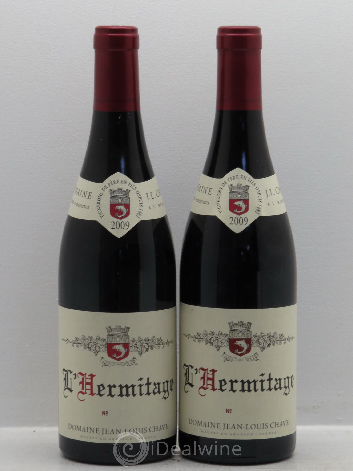 Hermitage Jean-Louis Chave 2009 - Lot de 2 bouteilles - 0