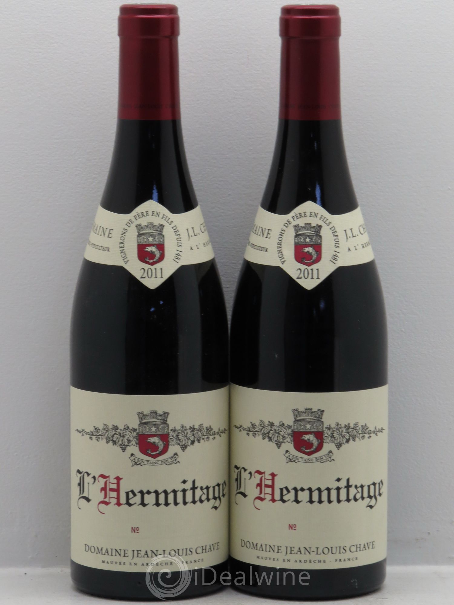 Hermitage Jean-Louis Chave 2011 - Lot de 2 bouteilles - 0