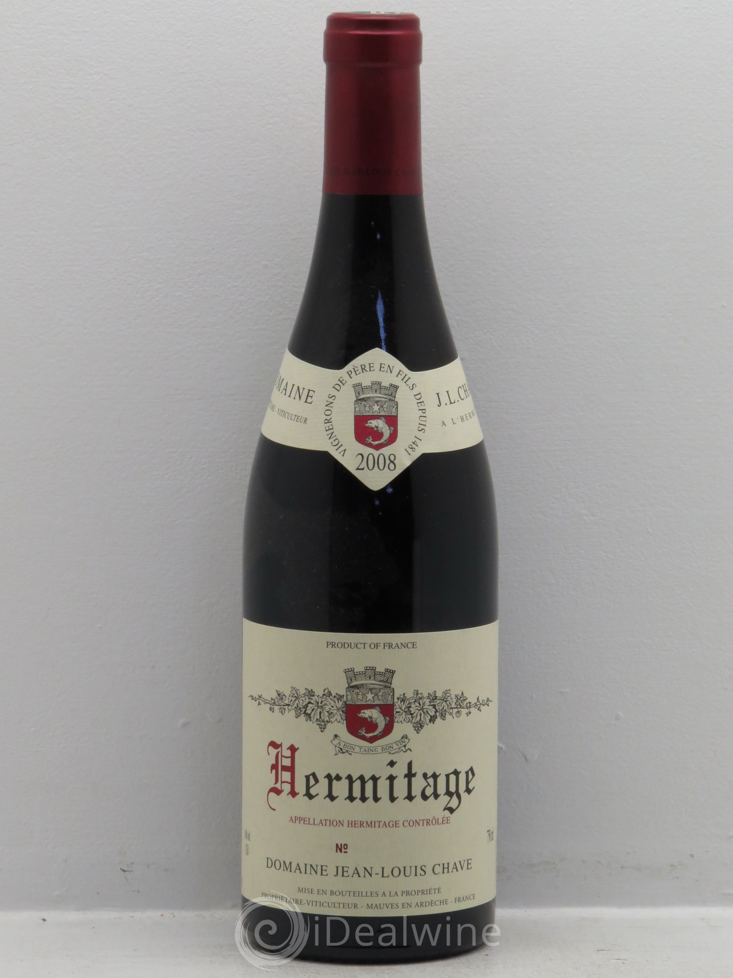 Hermitage Jean-Louis Chave 2008 - Lot de 1 bouteille - 0