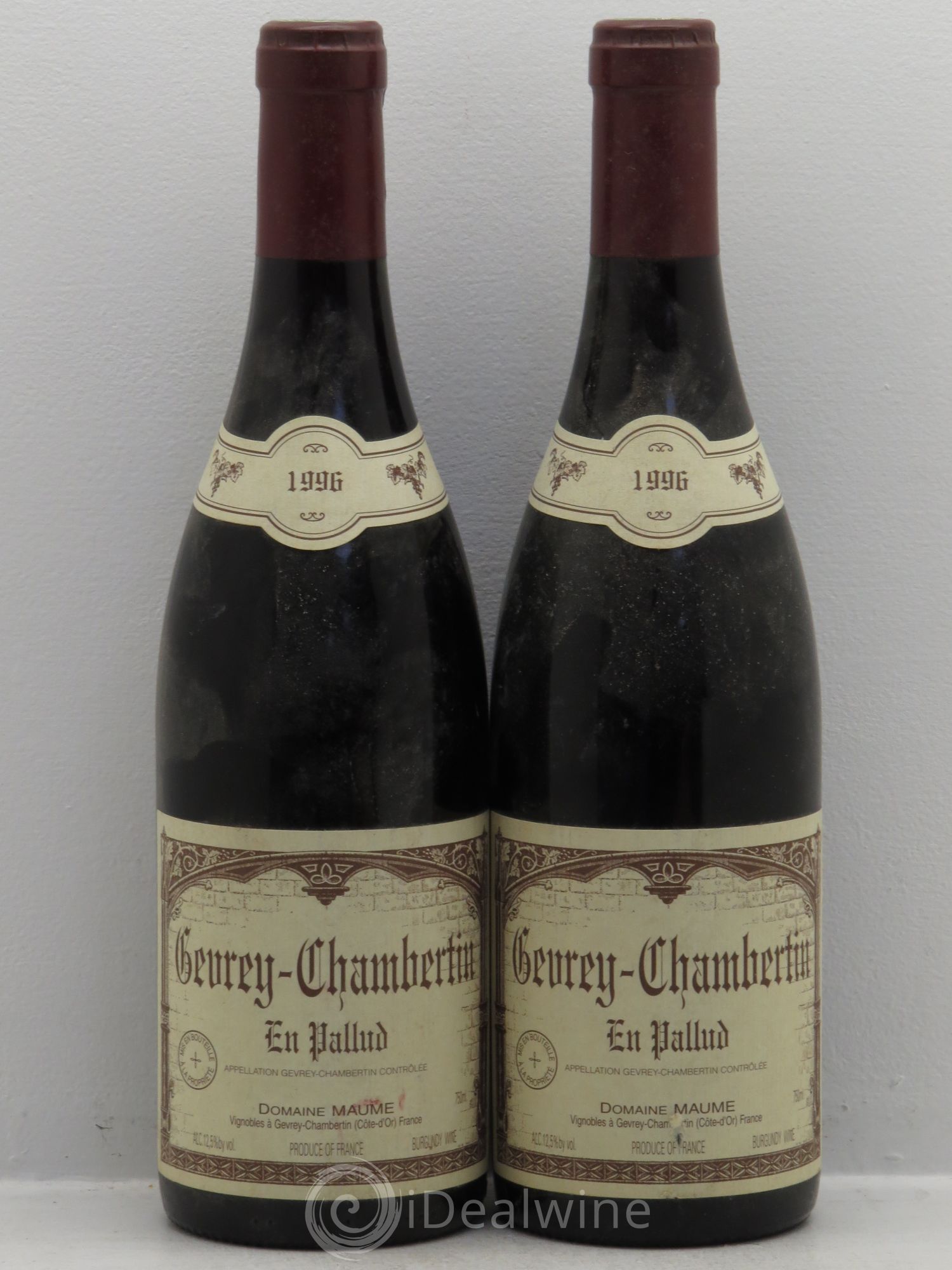 Gevrey-Chambertin En Pallud - Domaine Maume 1996 - Posten von 2 Flaschen - 0