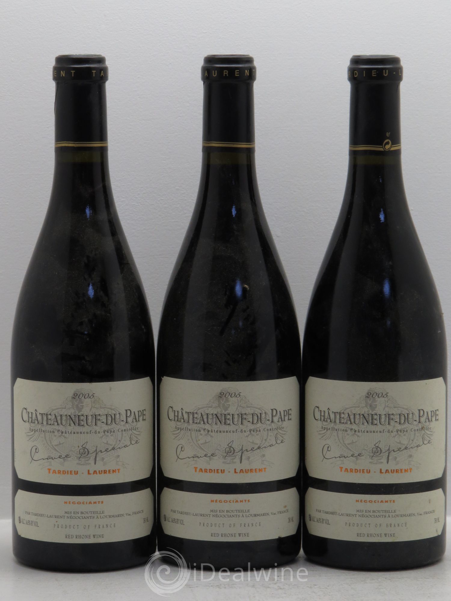 Châteauneuf-du-Pape Tardieu-Laurent Cuvée spéciale Famille Tardieu 2005 - Lot de 3 bouteilles - 0