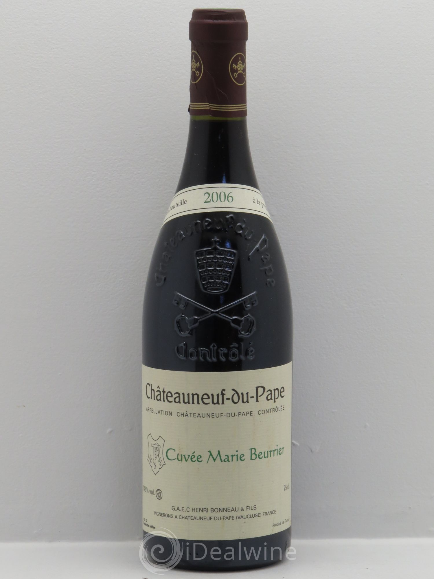 Châteauneuf-du-Pape Marie Beurrier Henri Bonneau & Fils 2006 - Lot de 1 bouteille - 0
